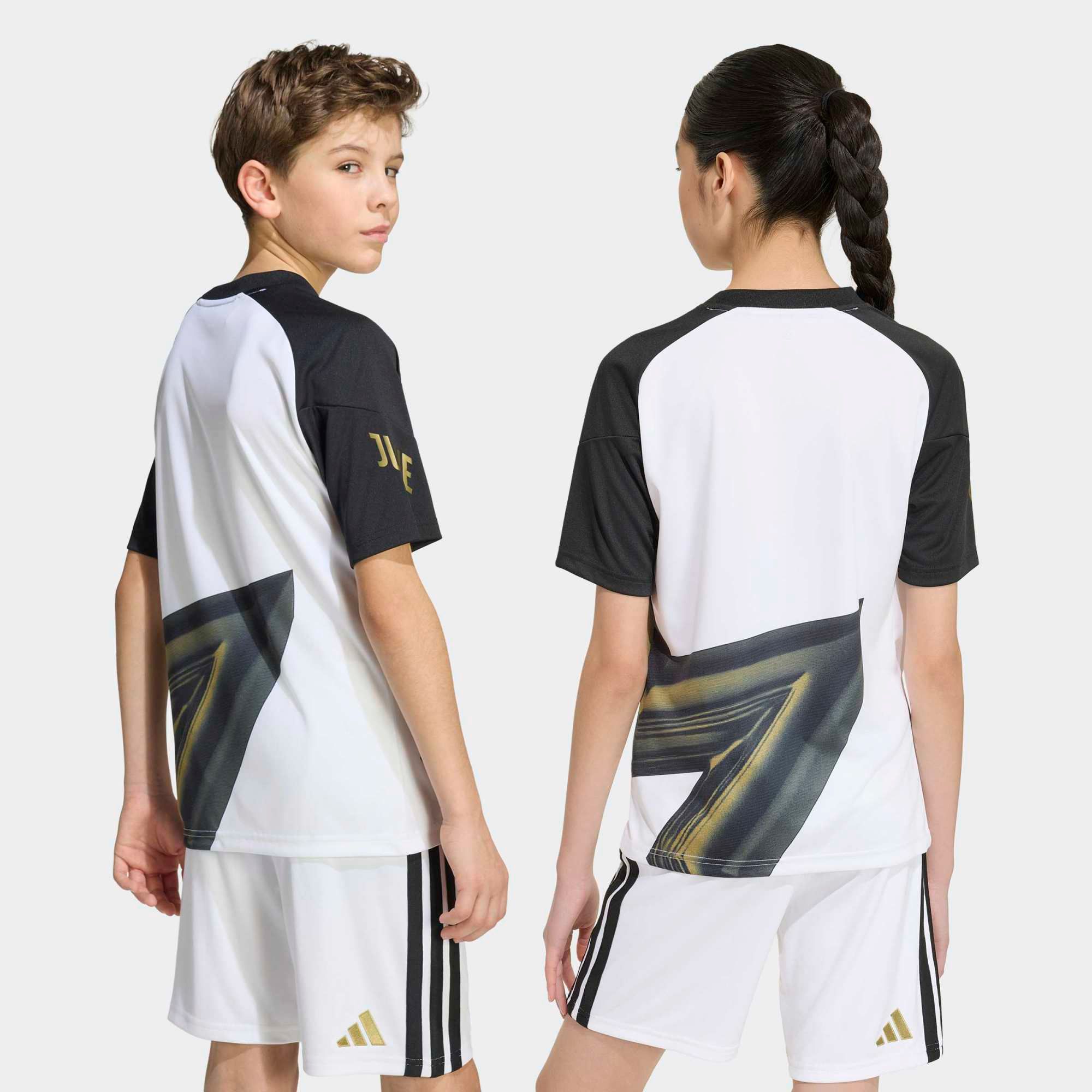 adidas Youth Juventus 2026 White Prematch Jersey product image