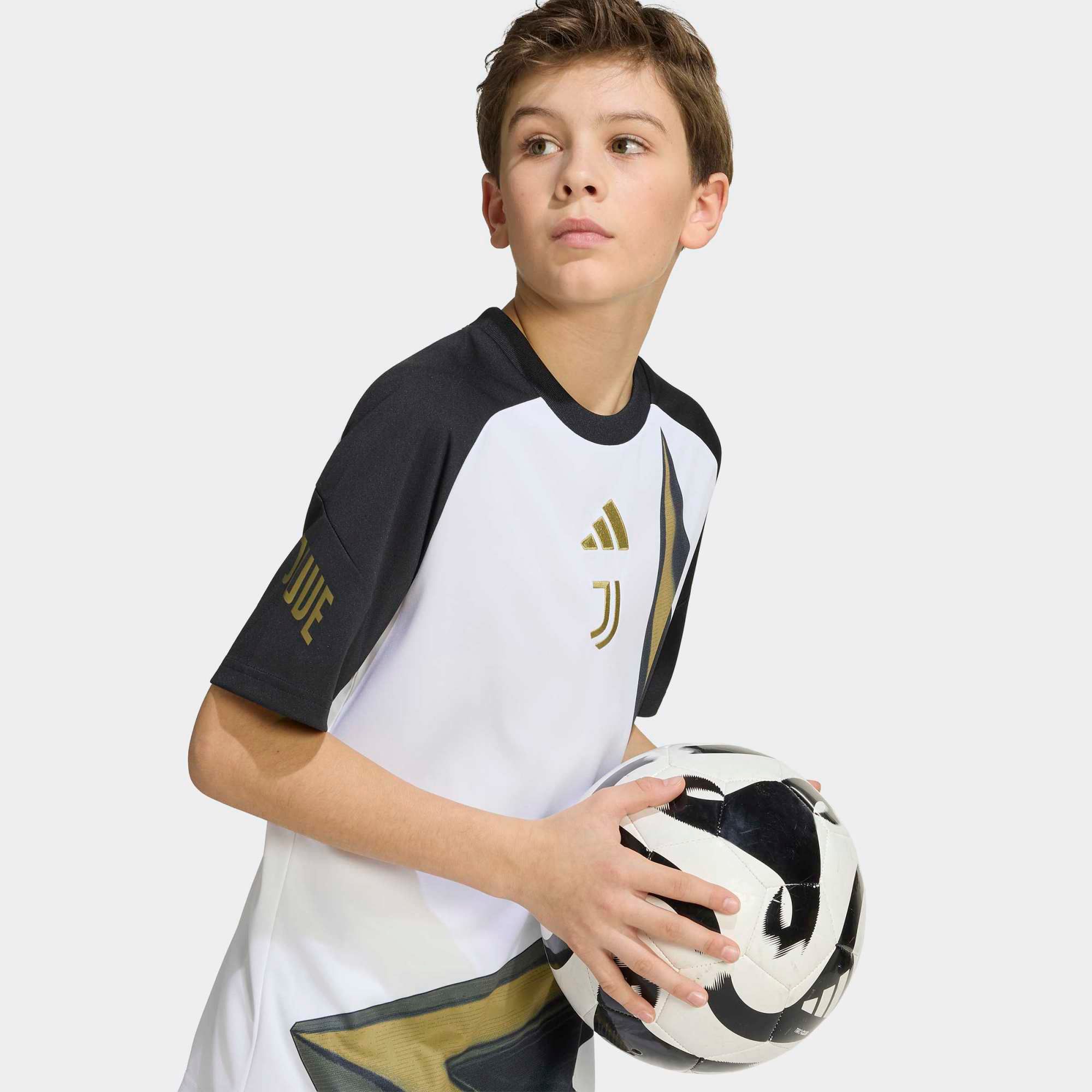 adidas Youth Juventus 2026 White Prematch Jersey product image