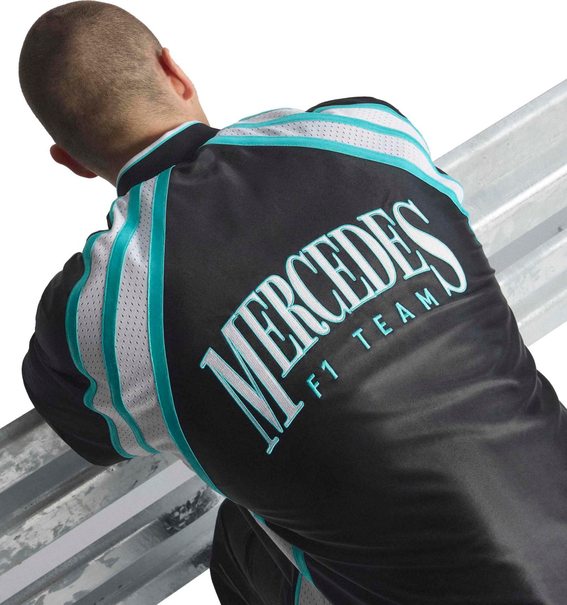 adidas Men's F1 Mercedes Las Vegas Pack Black T-Shirt product image