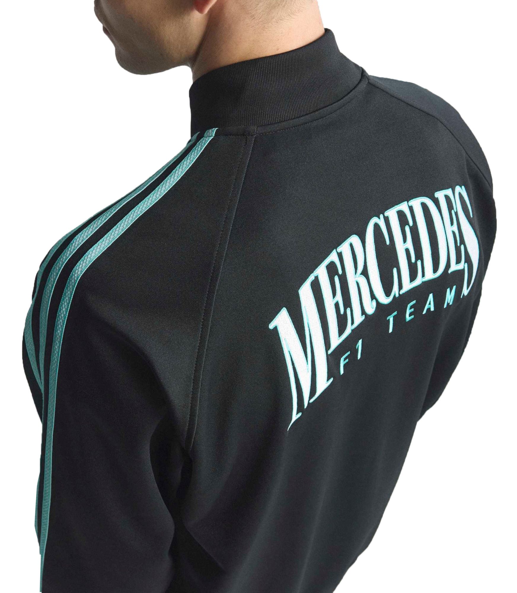 adidas Adult Mercedes Black Full-Zip Track Jacket product image
