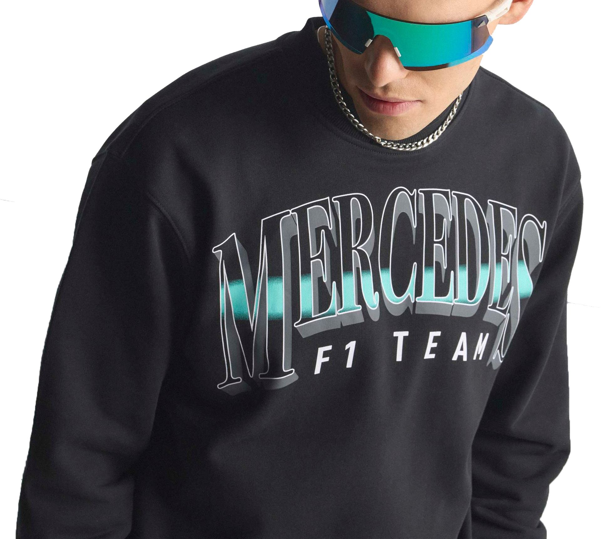 adidas Adult Mercedes Black Crewneck product image