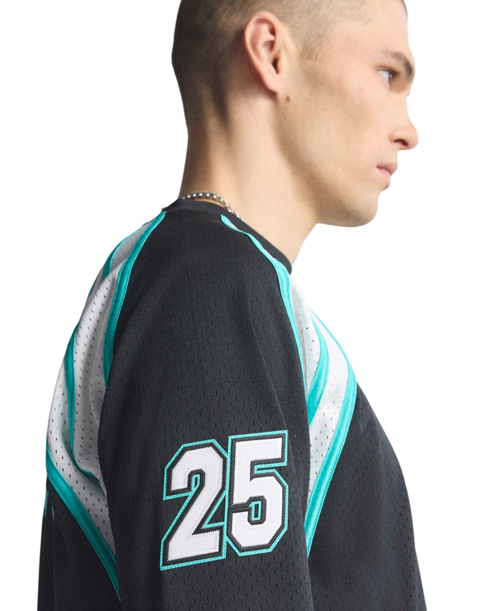 adidas Adult F1 Mercedes Las Vegas Pack Black Long Sleeve T-Shirt product image