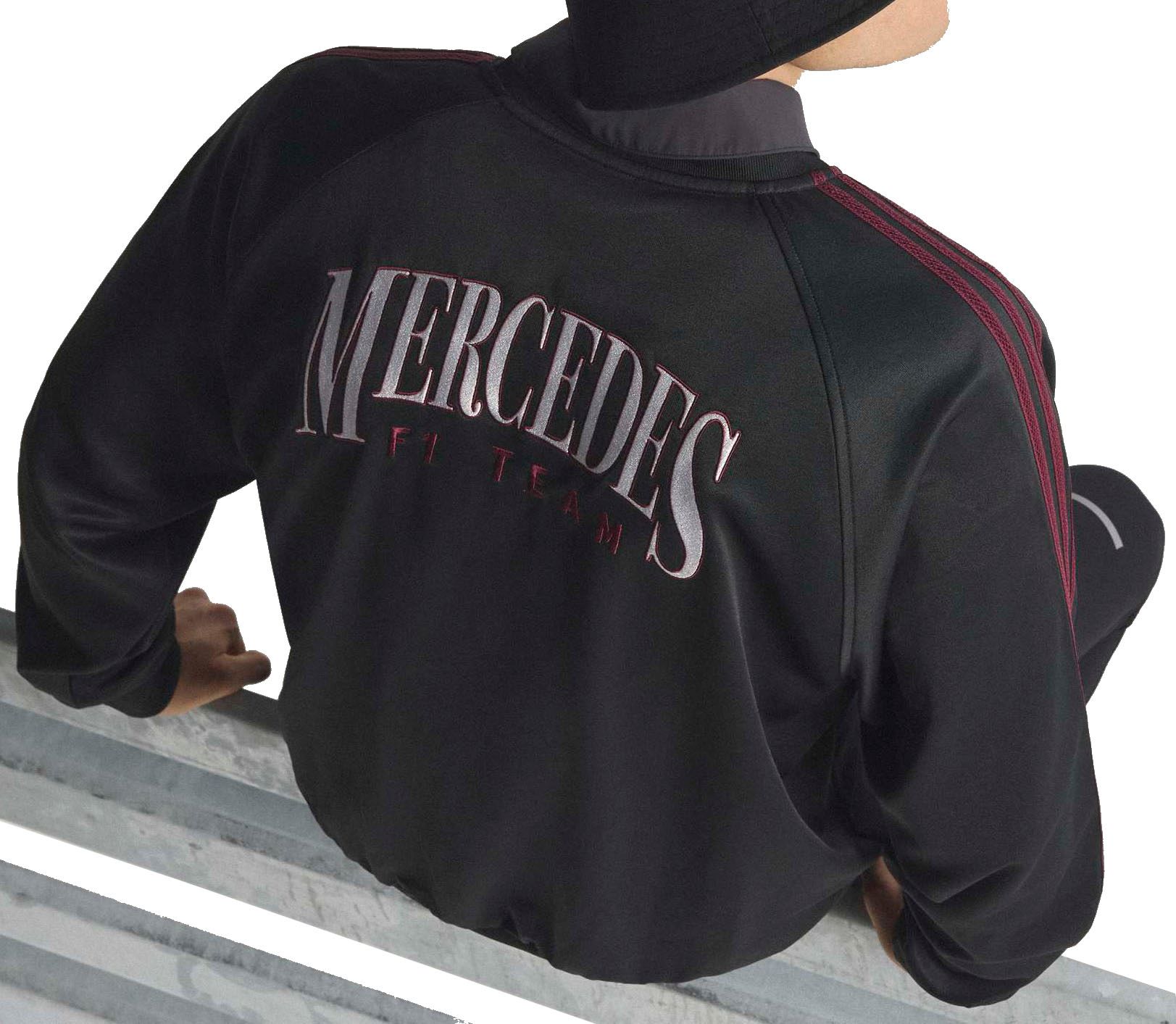 adidas Adult Mercedes Maroon Full-Zip Track Jacket product image