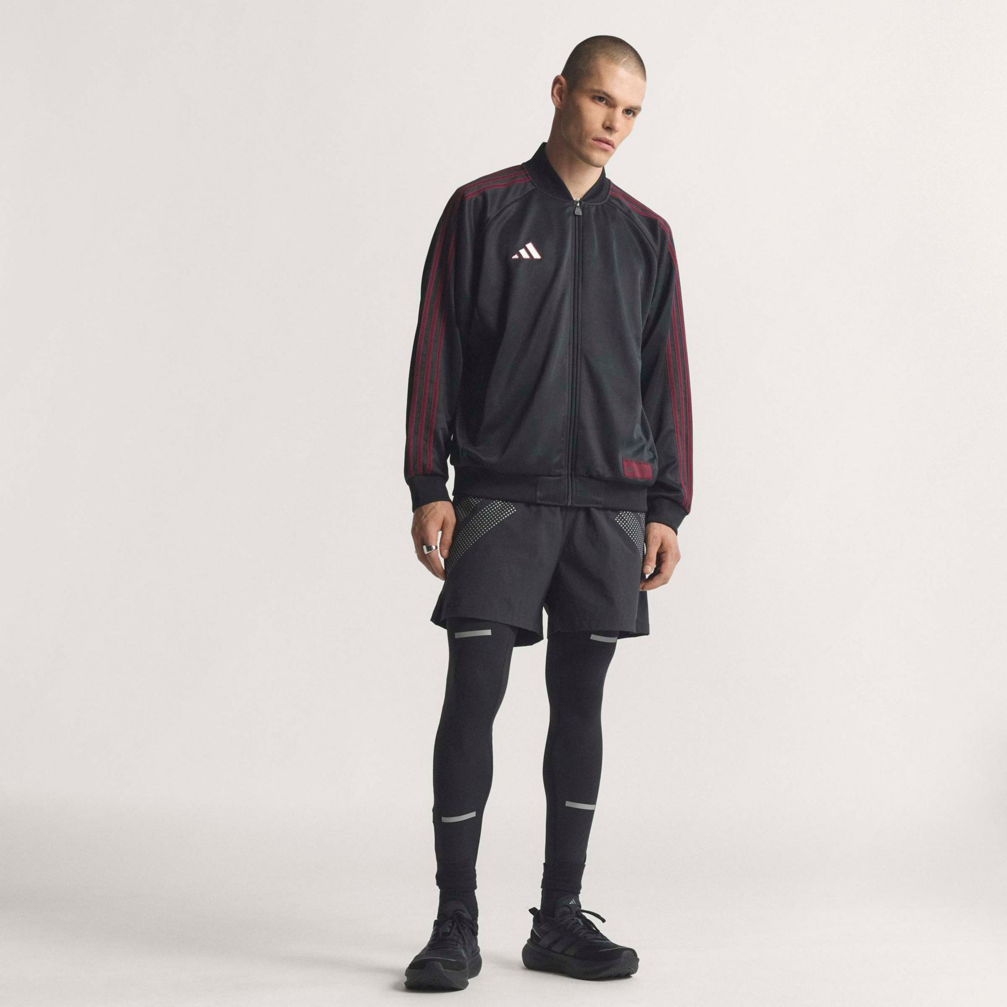 adidas Adult Mercedes Maroon Full-Zip Track Jacket product image