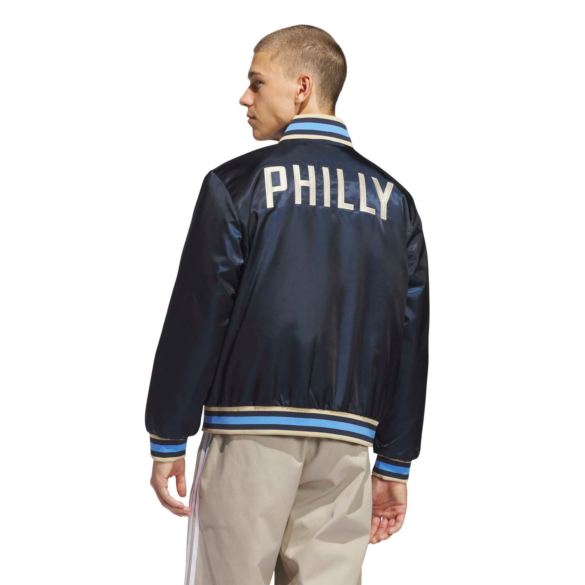 adidas Adult Philadelphia Union Navy Varsity Jacket product image