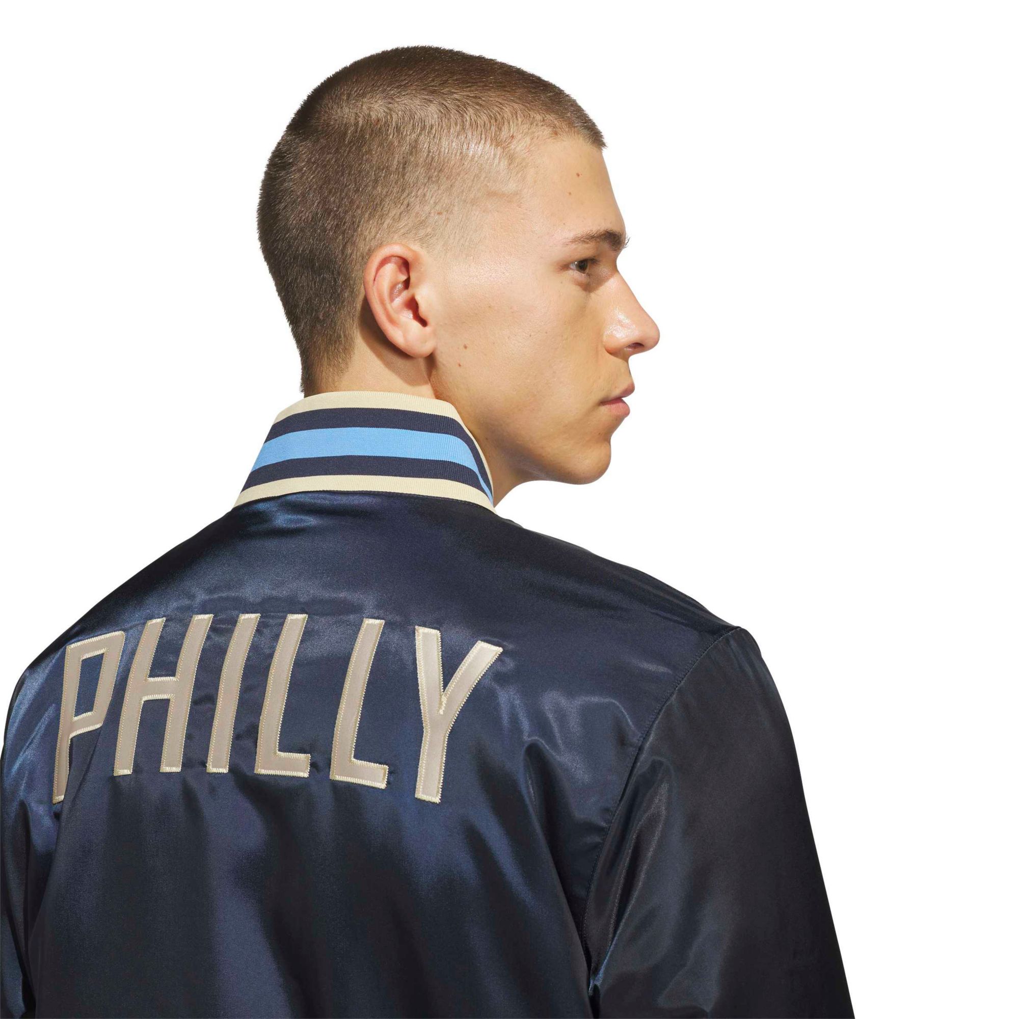 adidas Adult Philadelphia Union Navy Varsity Jacket product image