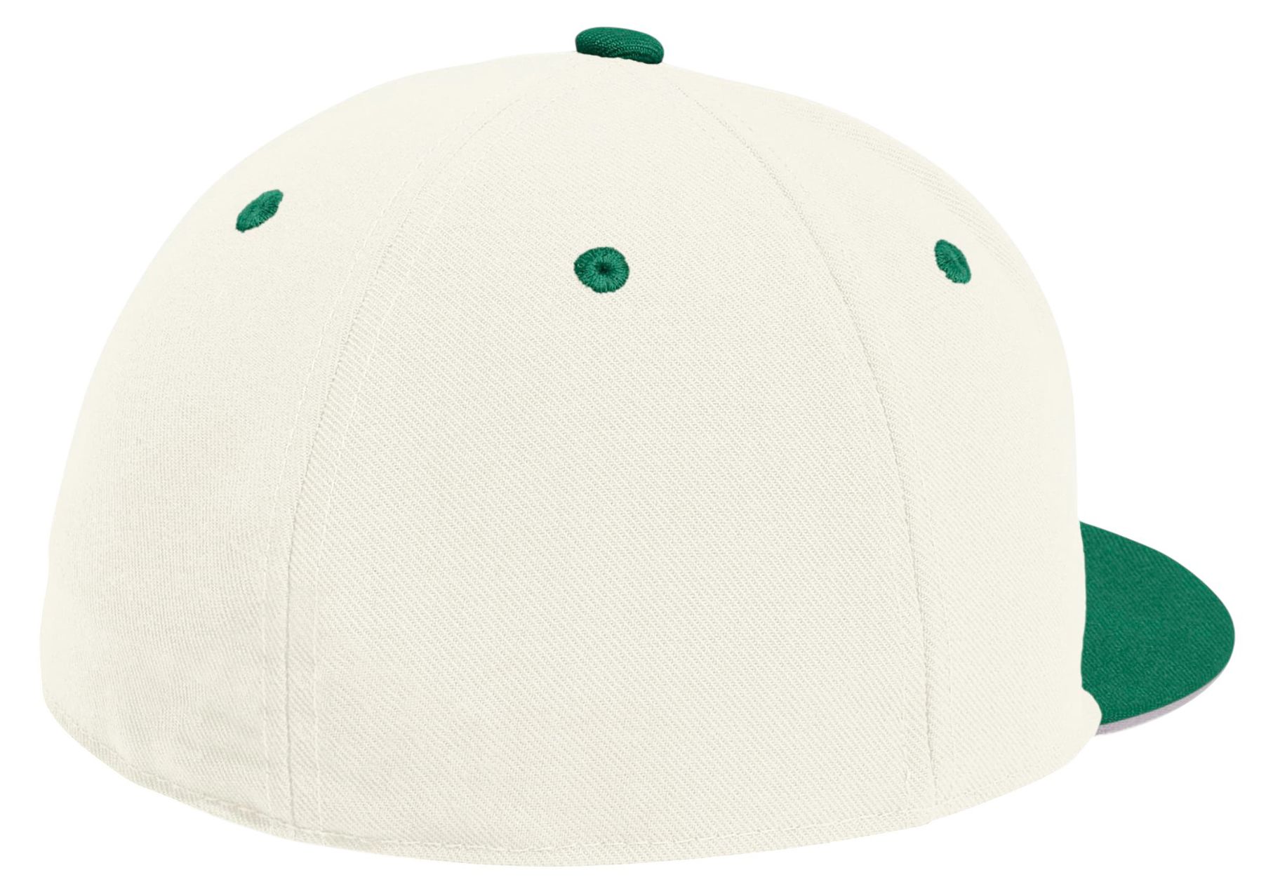 adidas Adult Miami Hurricanes Beige and Khaki Fitted Wool Cap product image