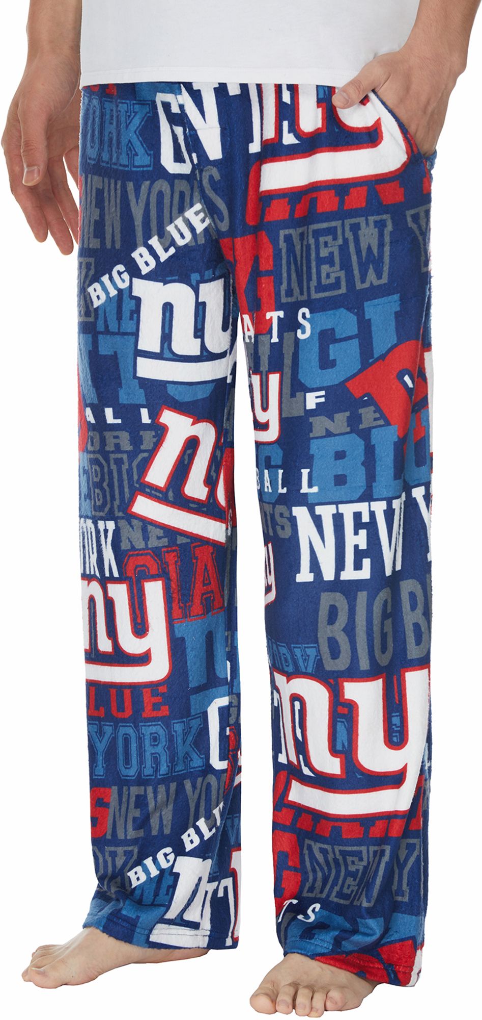 Concepts Sport Men's New York Giants Ensemble Blue Fleece Pants product image