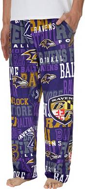Concepts Sport Men's Baltimore Ravens Ensemble Purple Fleece Pants product image