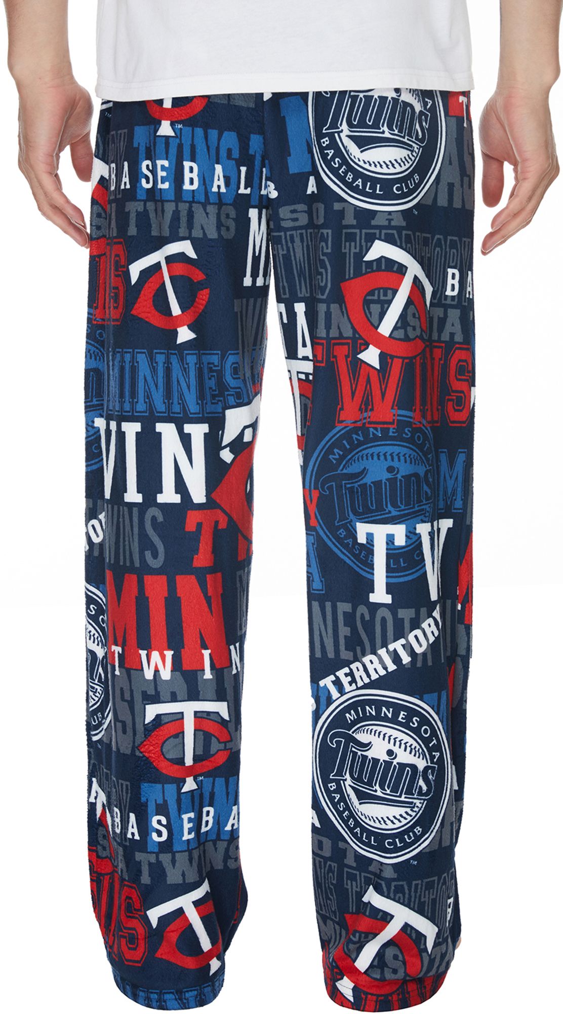 Concepts Men's Minnesota Twins Navy Ensemble All Over Print Pants product image