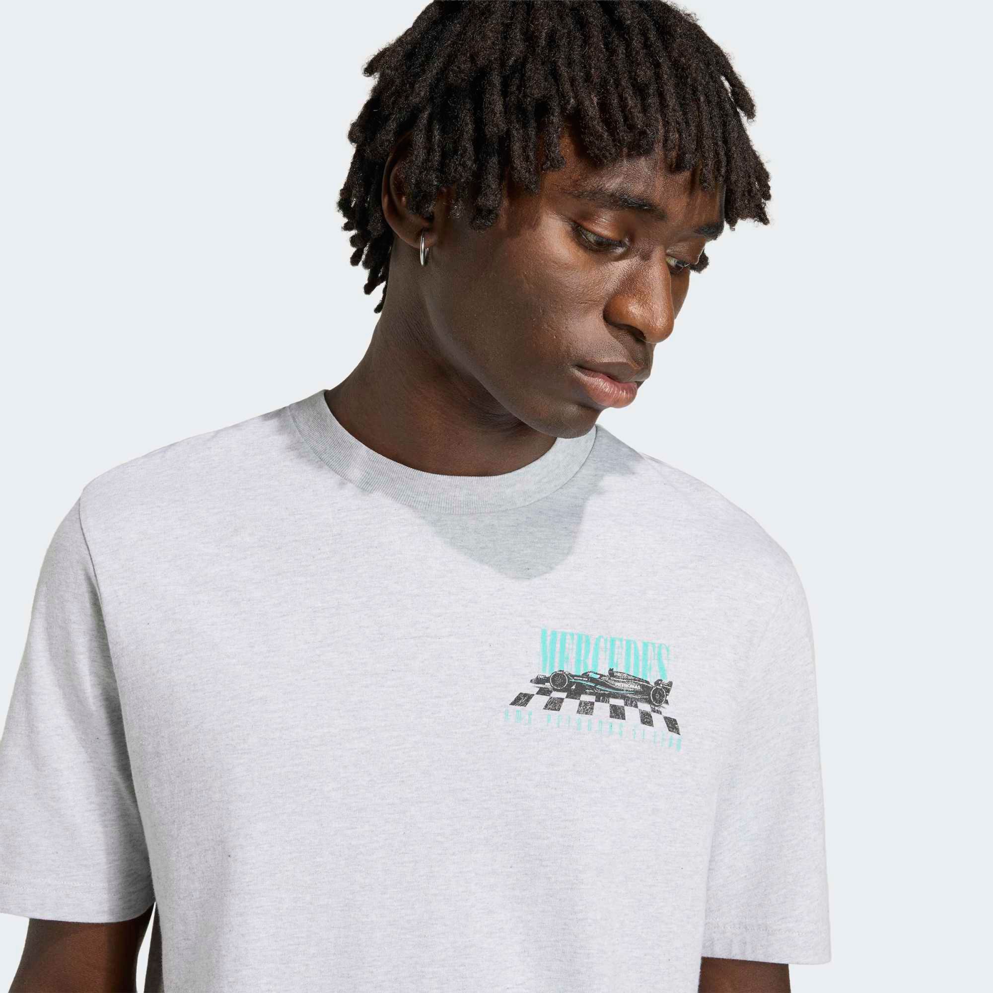 Mitchell & Ness Men's Algeria Gray T-Shirt product image