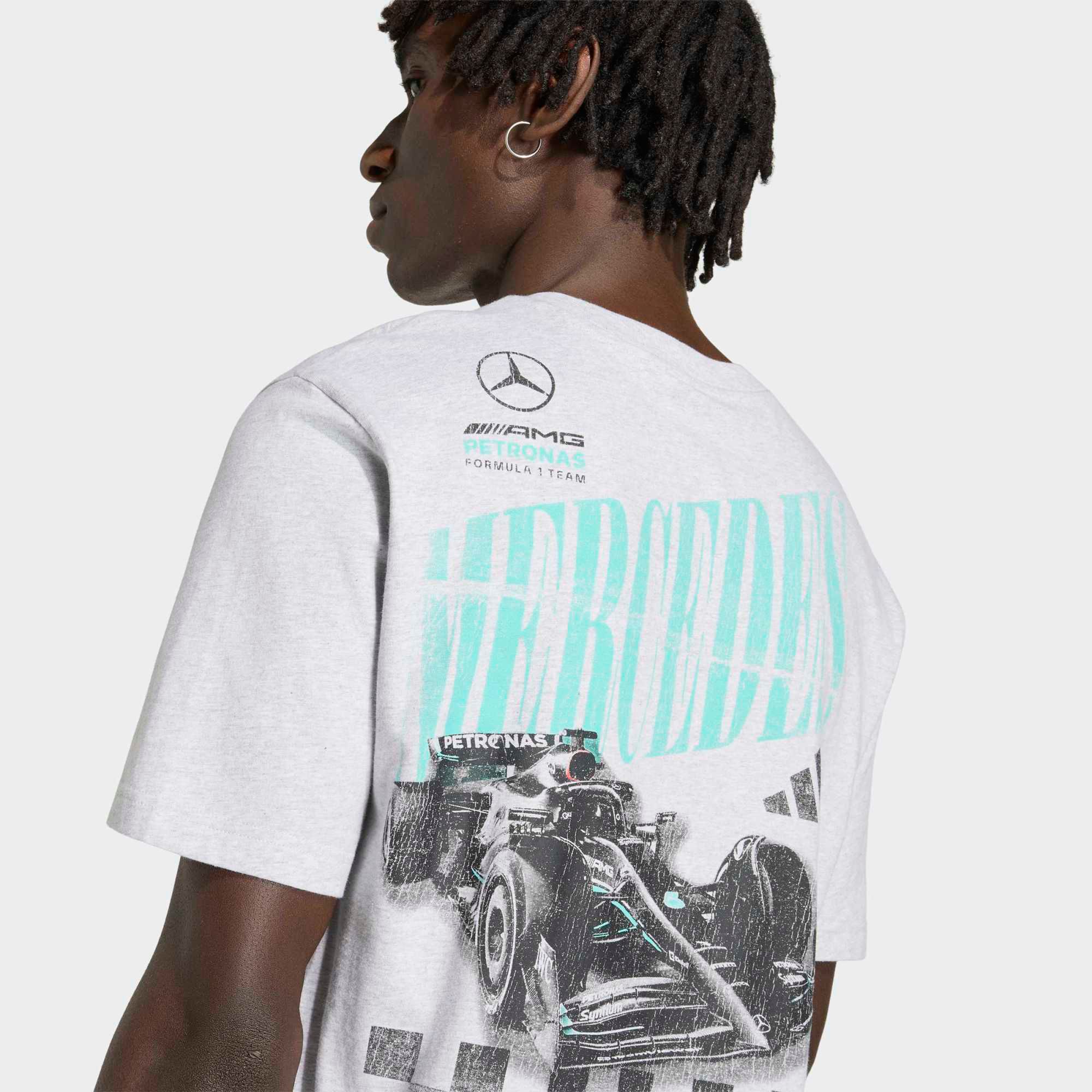 Mitchell & Ness Men's Algeria Gray T-Shirt product image