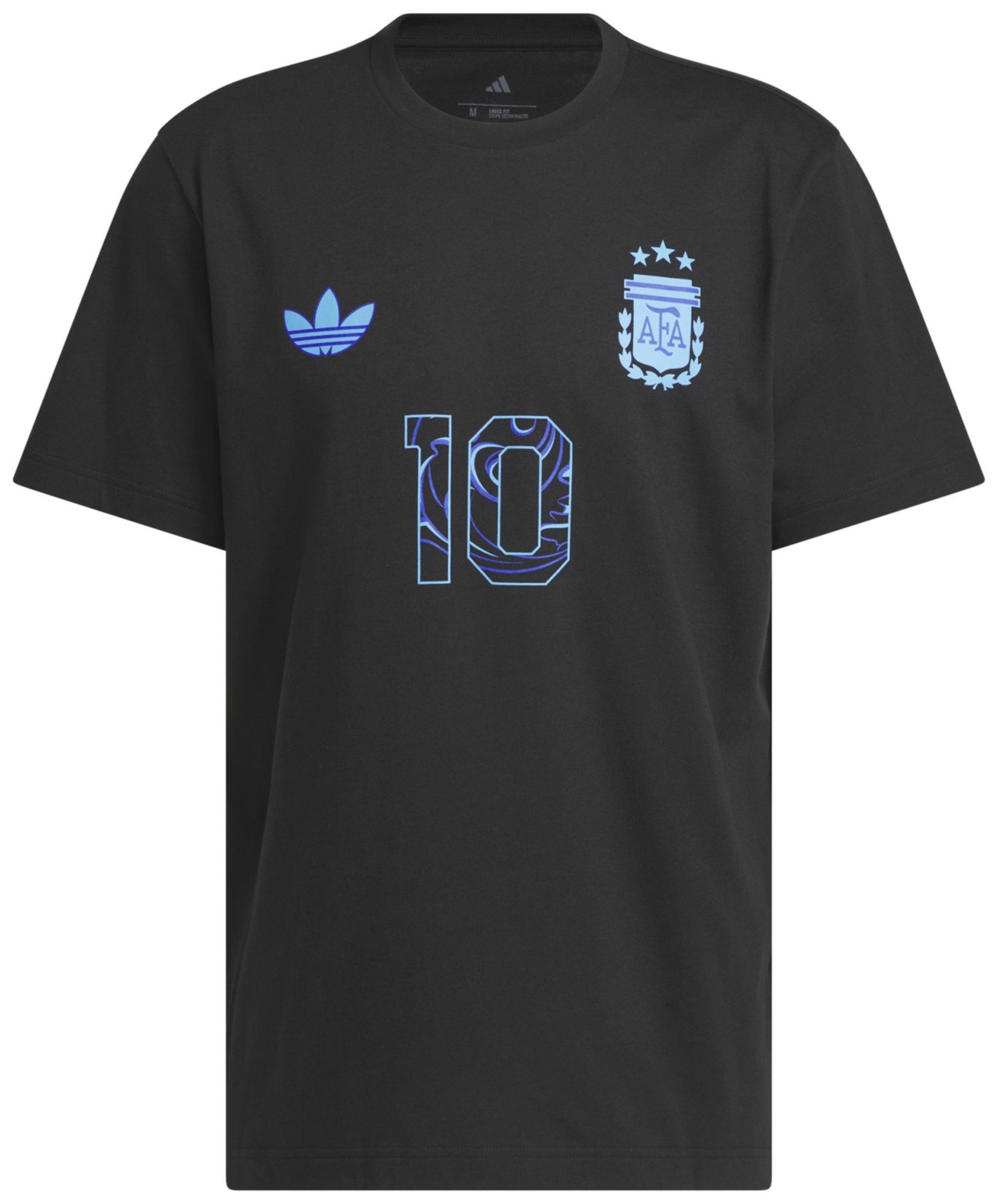 adidas Adult Argentina Lionel Messi #10 Black 2026 Away T-Shirt product image