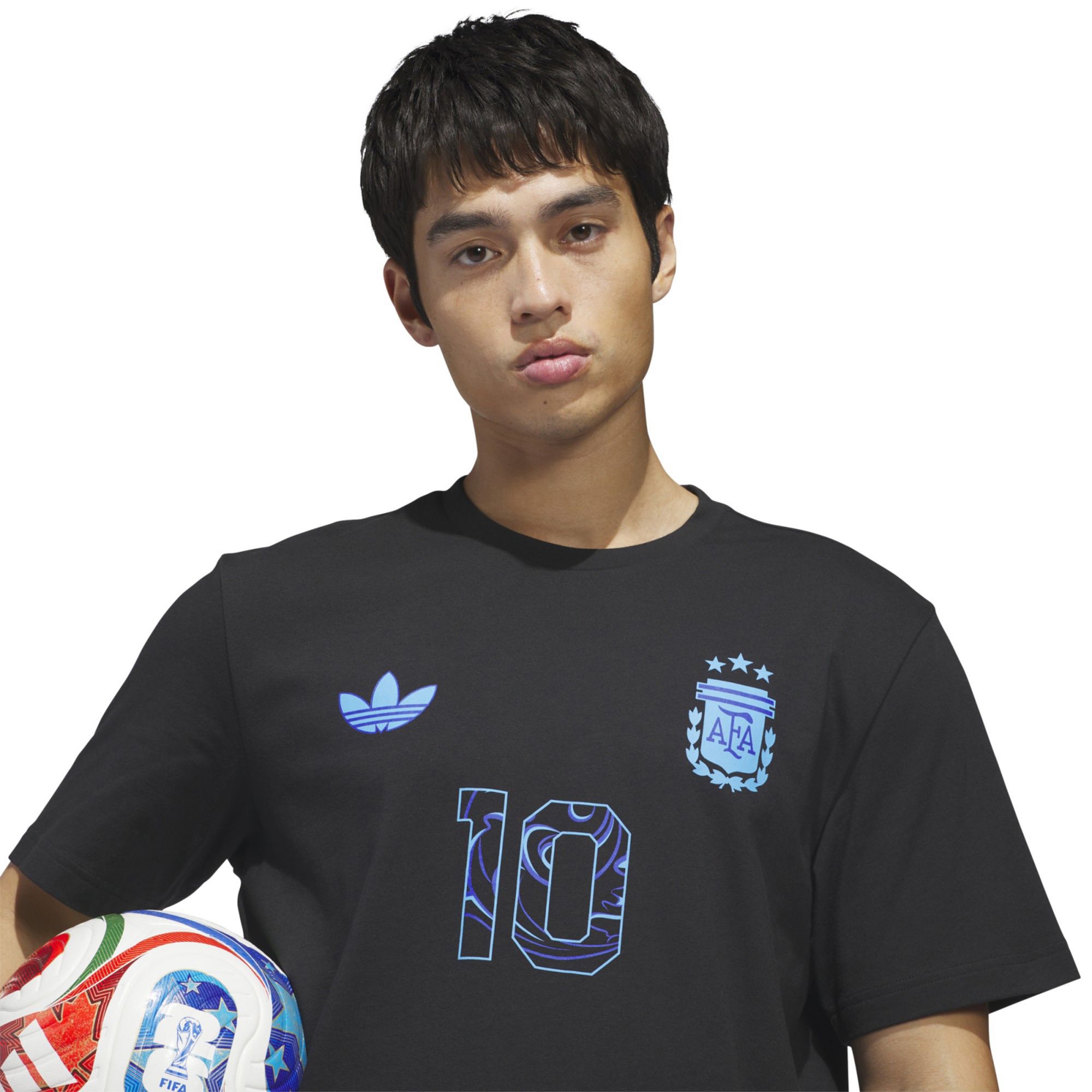 adidas Adult Argentina Lionel Messi #10 Black 2026 Away T-Shirt product image