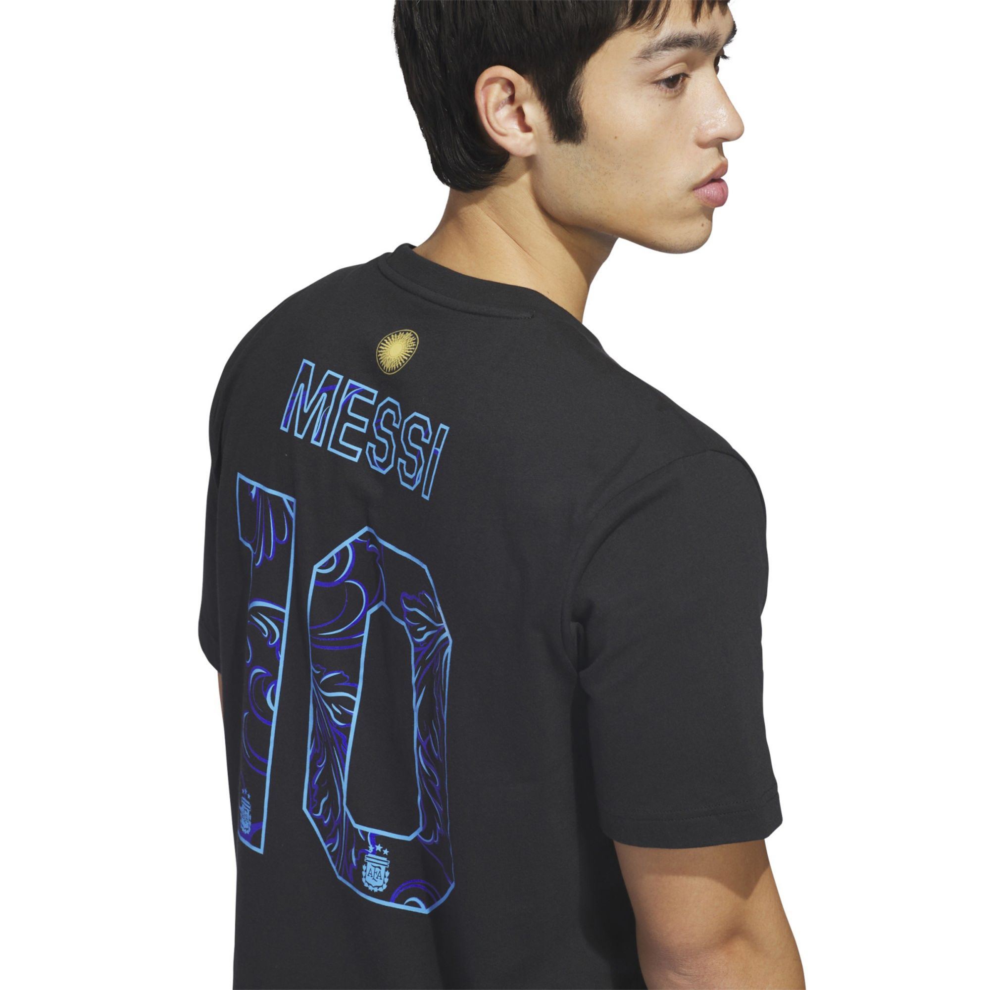 adidas Adult Argentina Lionel Messi #10 Black 2026 Away T-Shirt product image