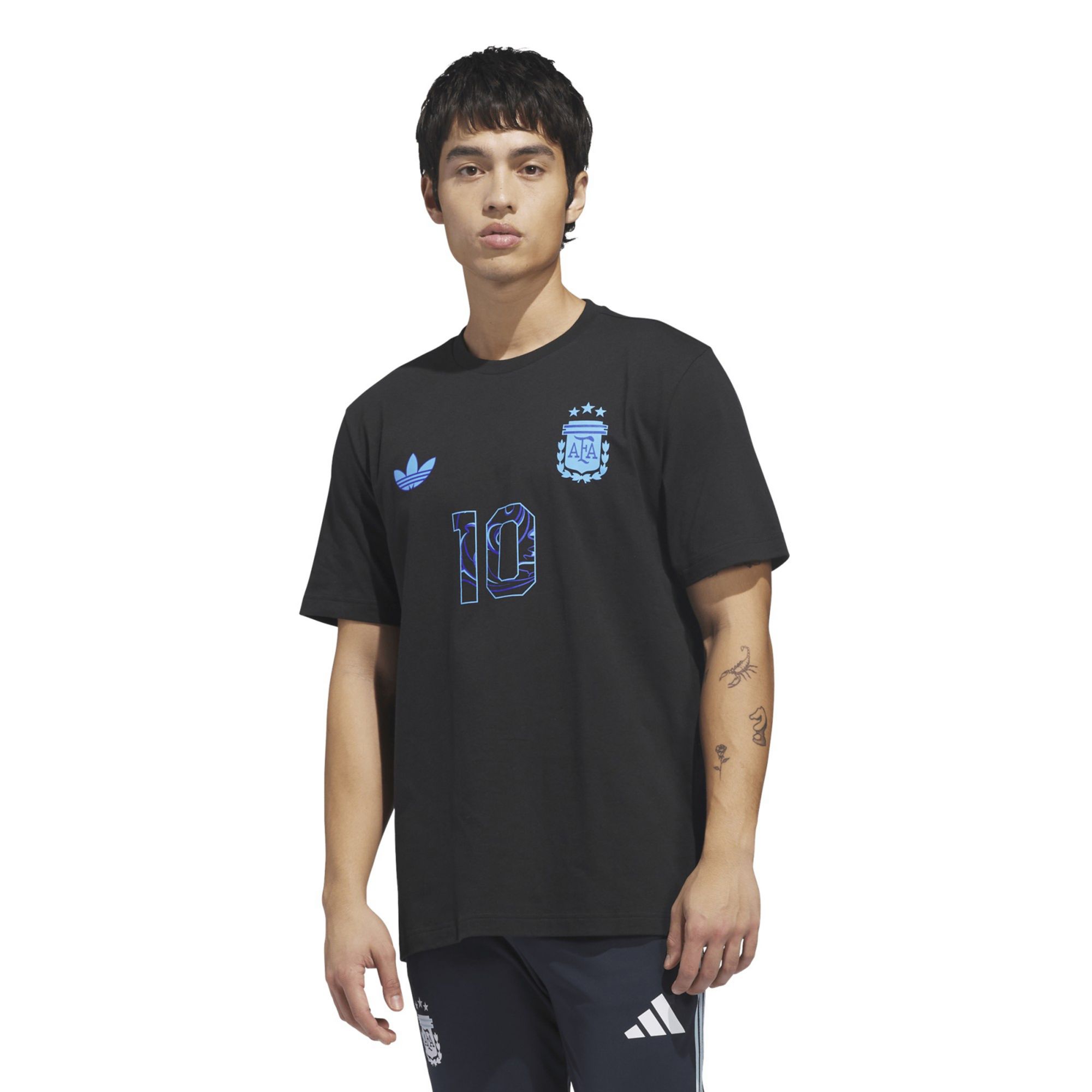 adidas Adult Argentina Lionel Messi #10 Black 2026 Away T-Shirt product image