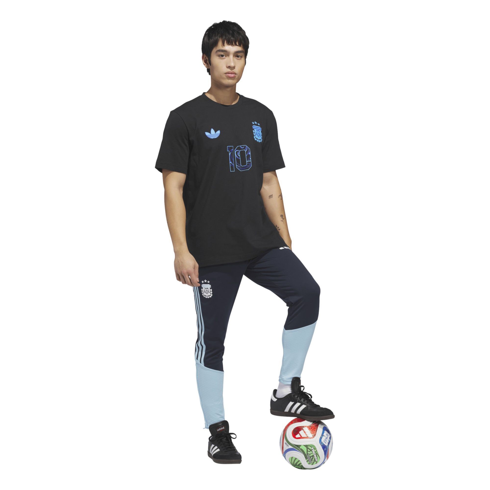 adidas Adult Argentina Lionel Messi #10 Black 2026 Away T-Shirt product image