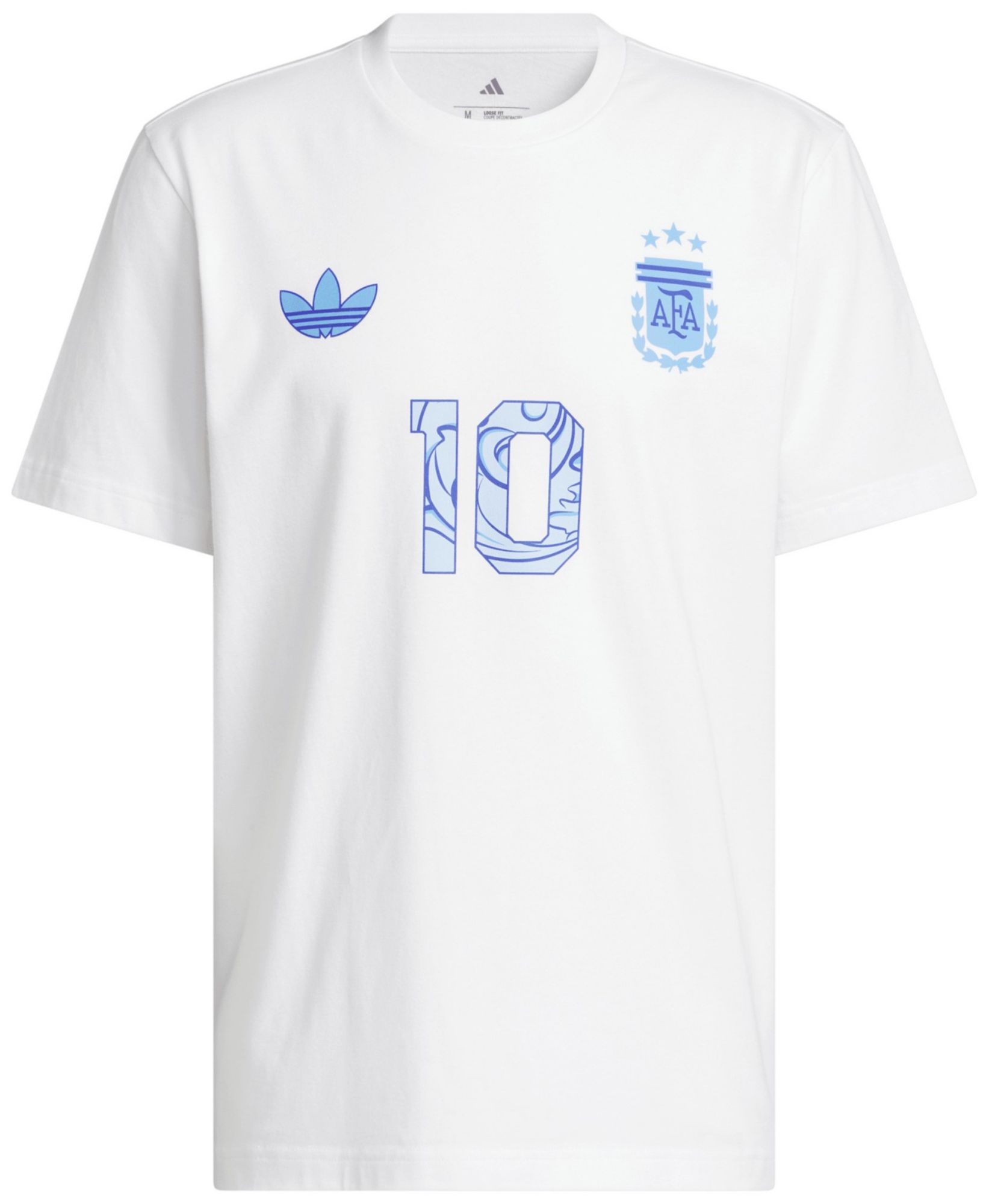 adidas Adult Argentina Lionel Messi #10 White 2026 Away T-Shirt product image