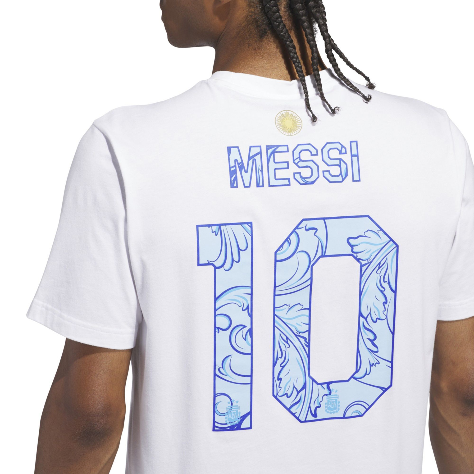 adidas Adult Argentina Lionel Messi #10 White 2026 Away T-Shirt product image