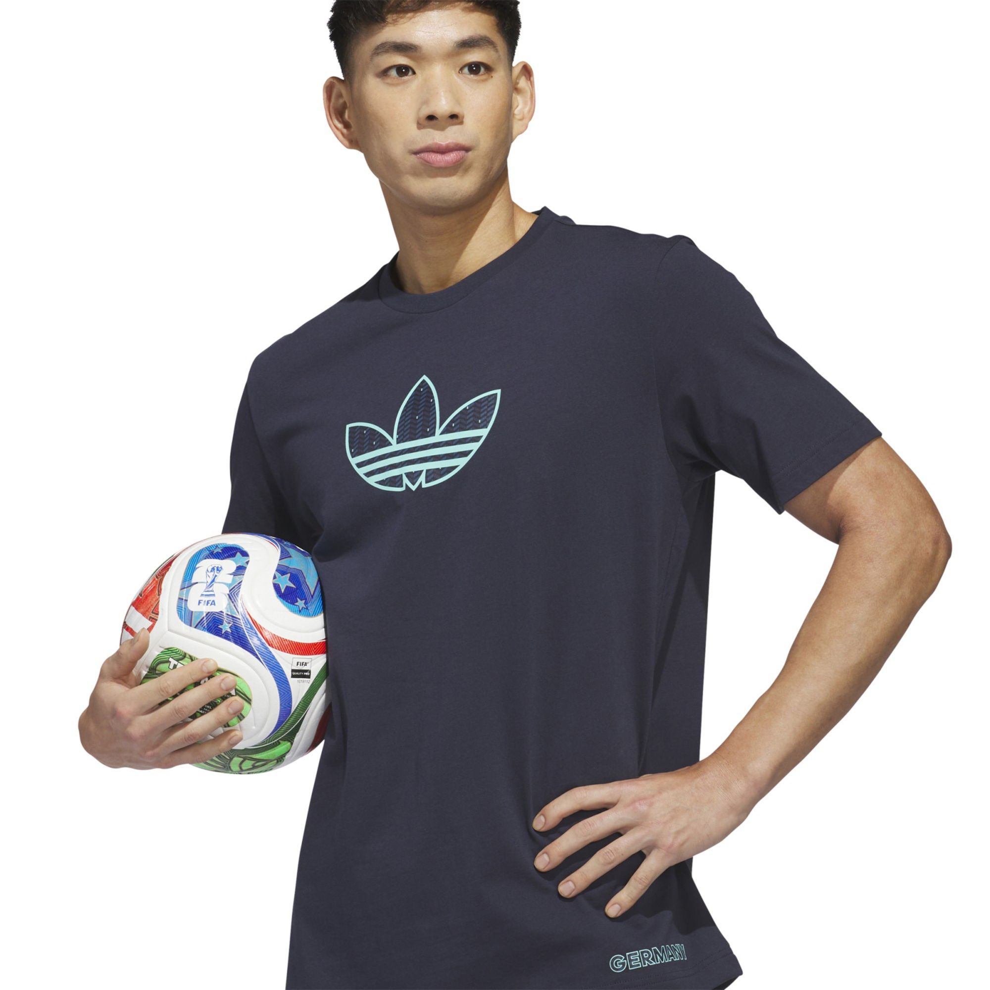 adidas Adult Germany 2026 Navy Away Jersey Hook T-Shirt product image