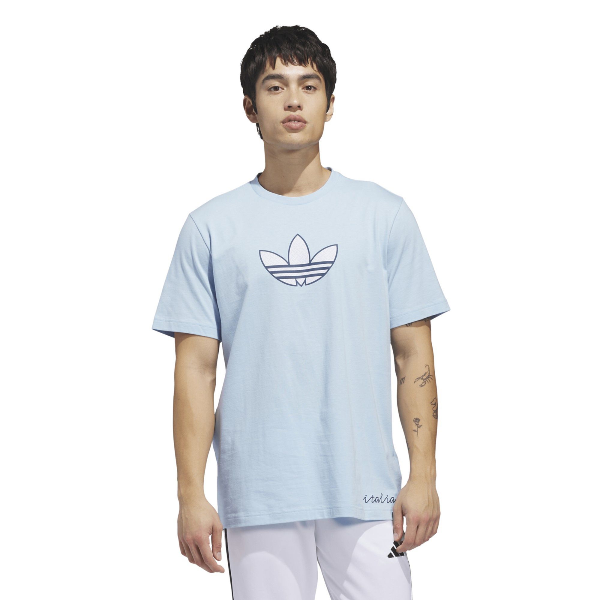 adidas Adult Italy Light Blue Away Jersey T-Shirt product image