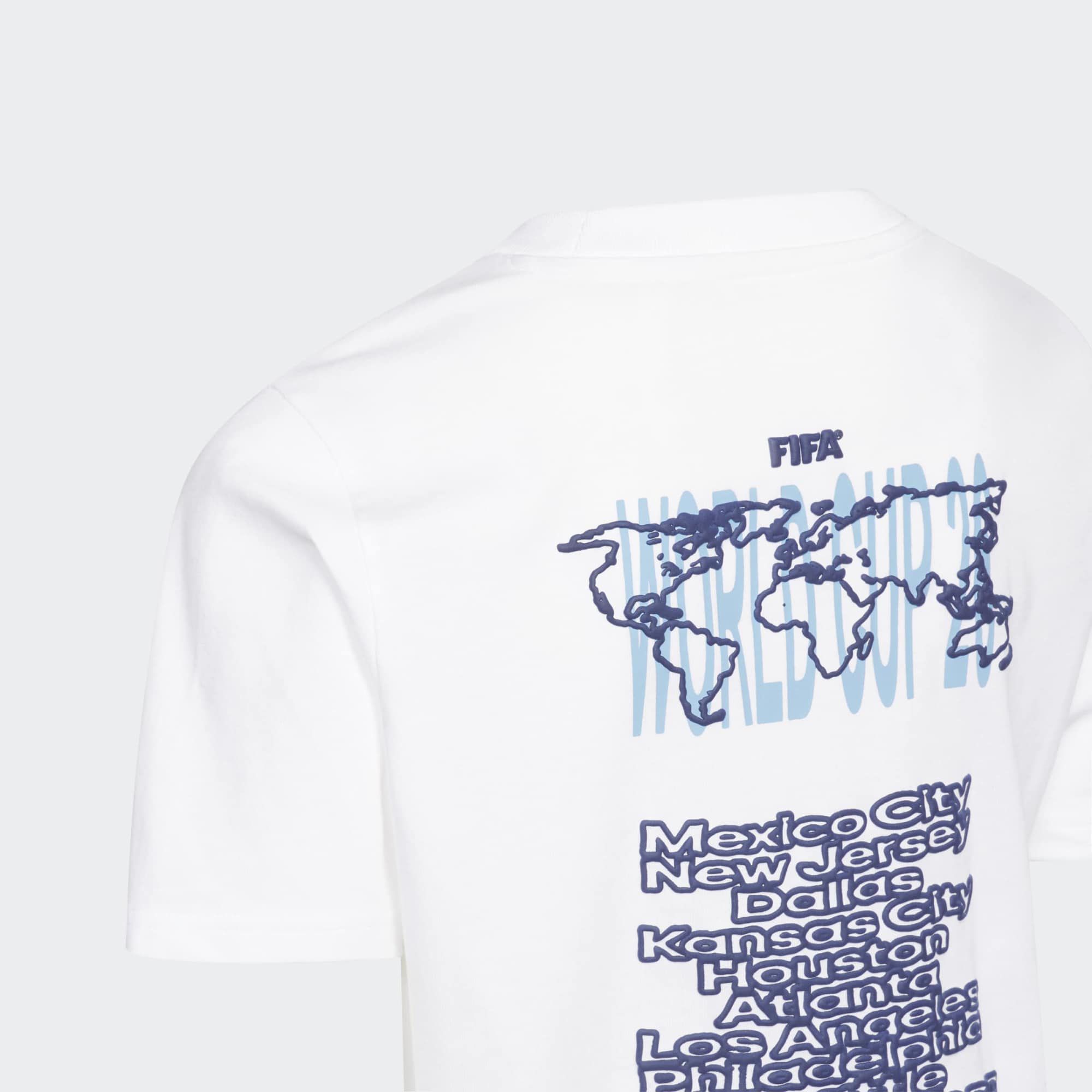 adidas Youth FIFA World Cup 2026 White T-Shirt product image