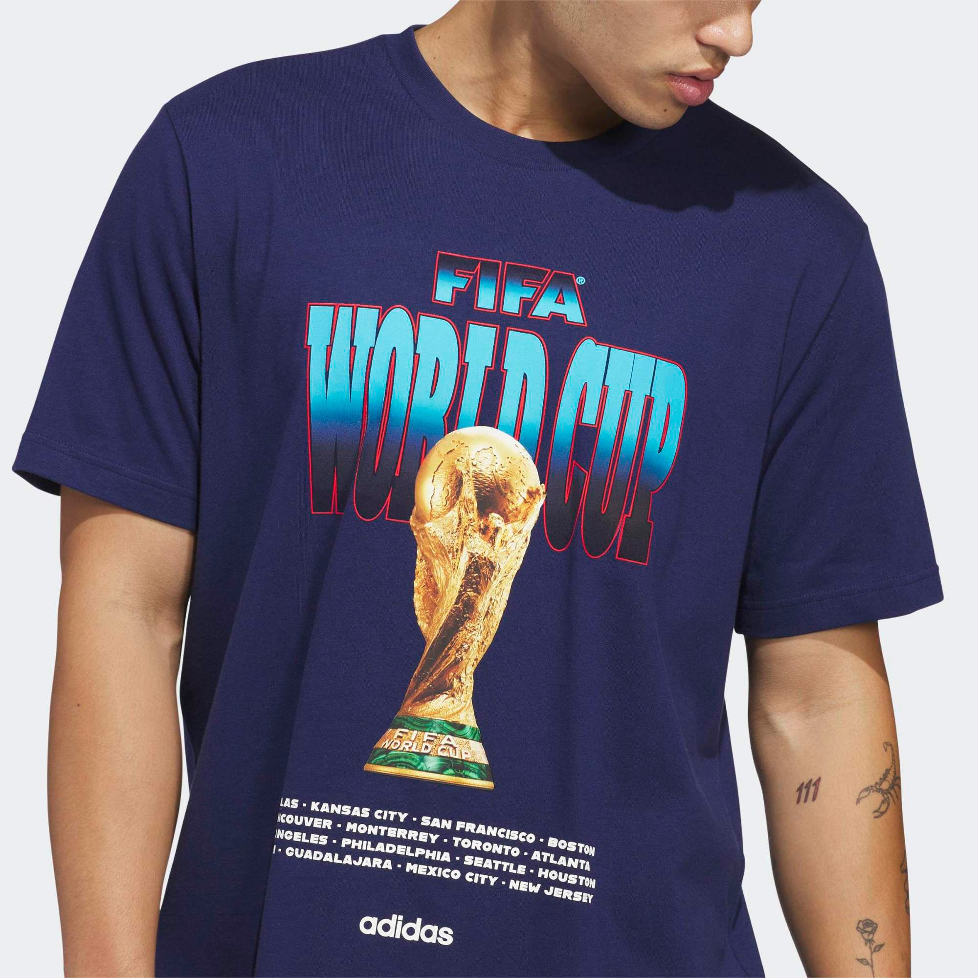 adidas Adult 2026 World Cup Concert Series Tour T-Shirt product image