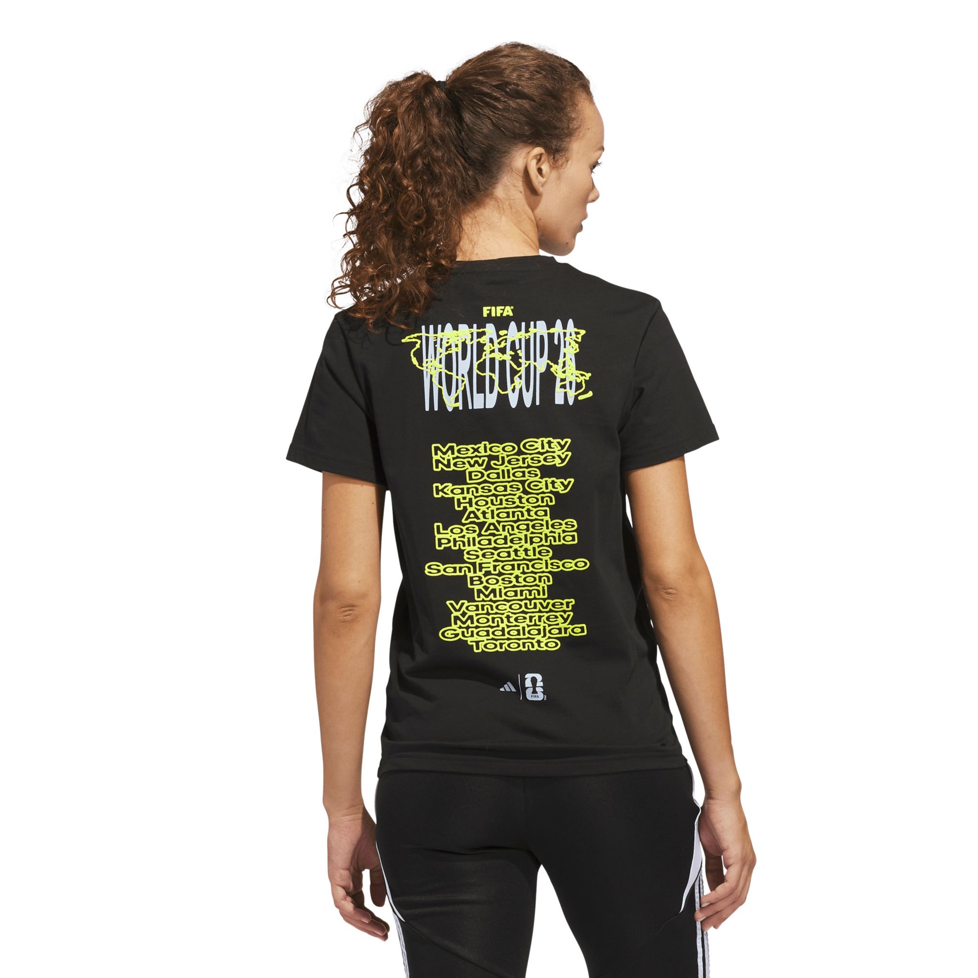 adidas Women's FIFA World Cup 2026 Black T-Shirt product image