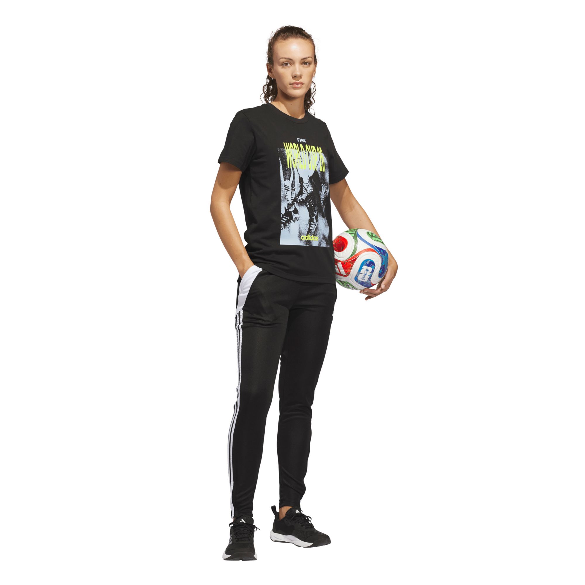 adidas Women's FIFA World Cup 2026 Black T-Shirt product image