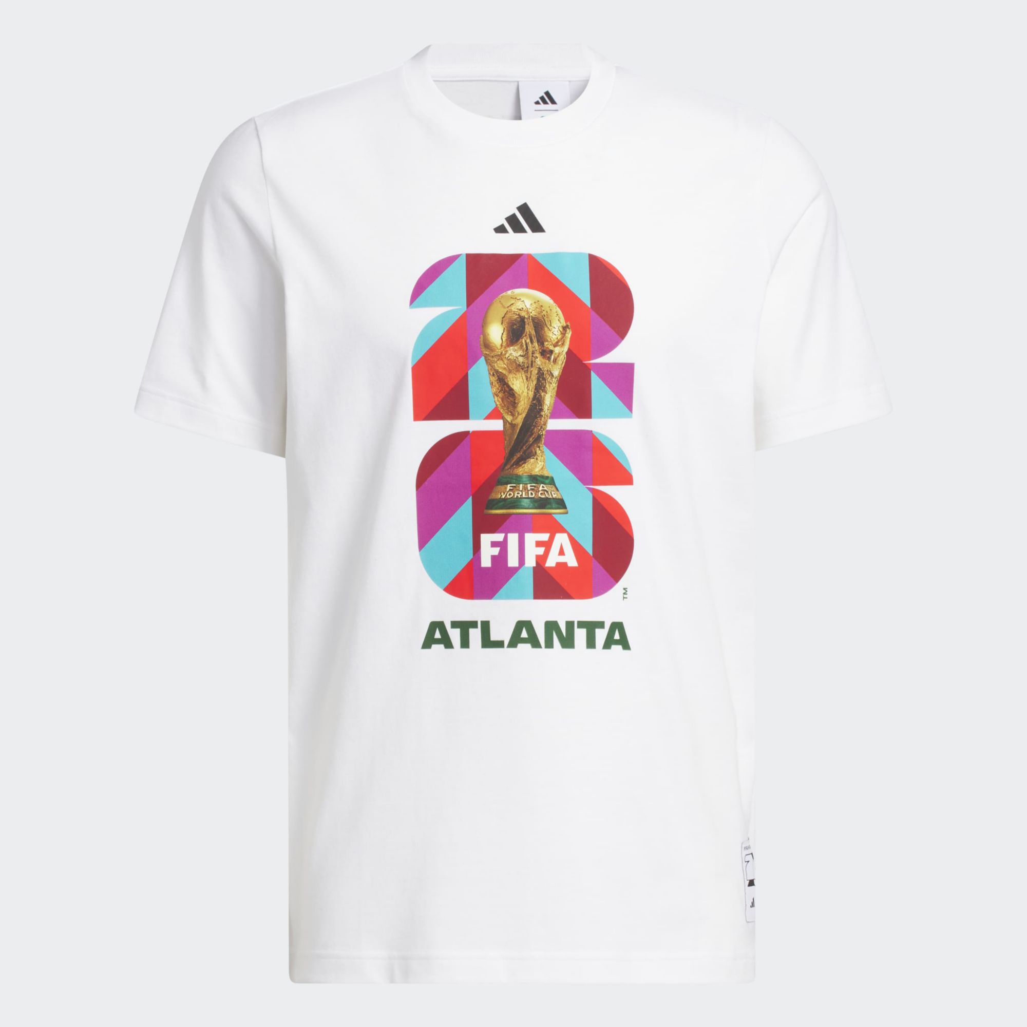 adidas Adult 2026 World Cup Host City Atlanta T-Shirt - White product image