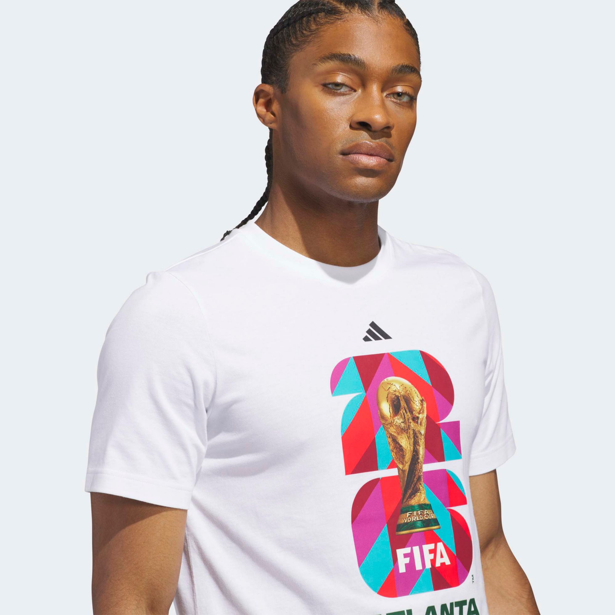 adidas Adult 2026 World Cup Host City Atlanta T-Shirt - White product image