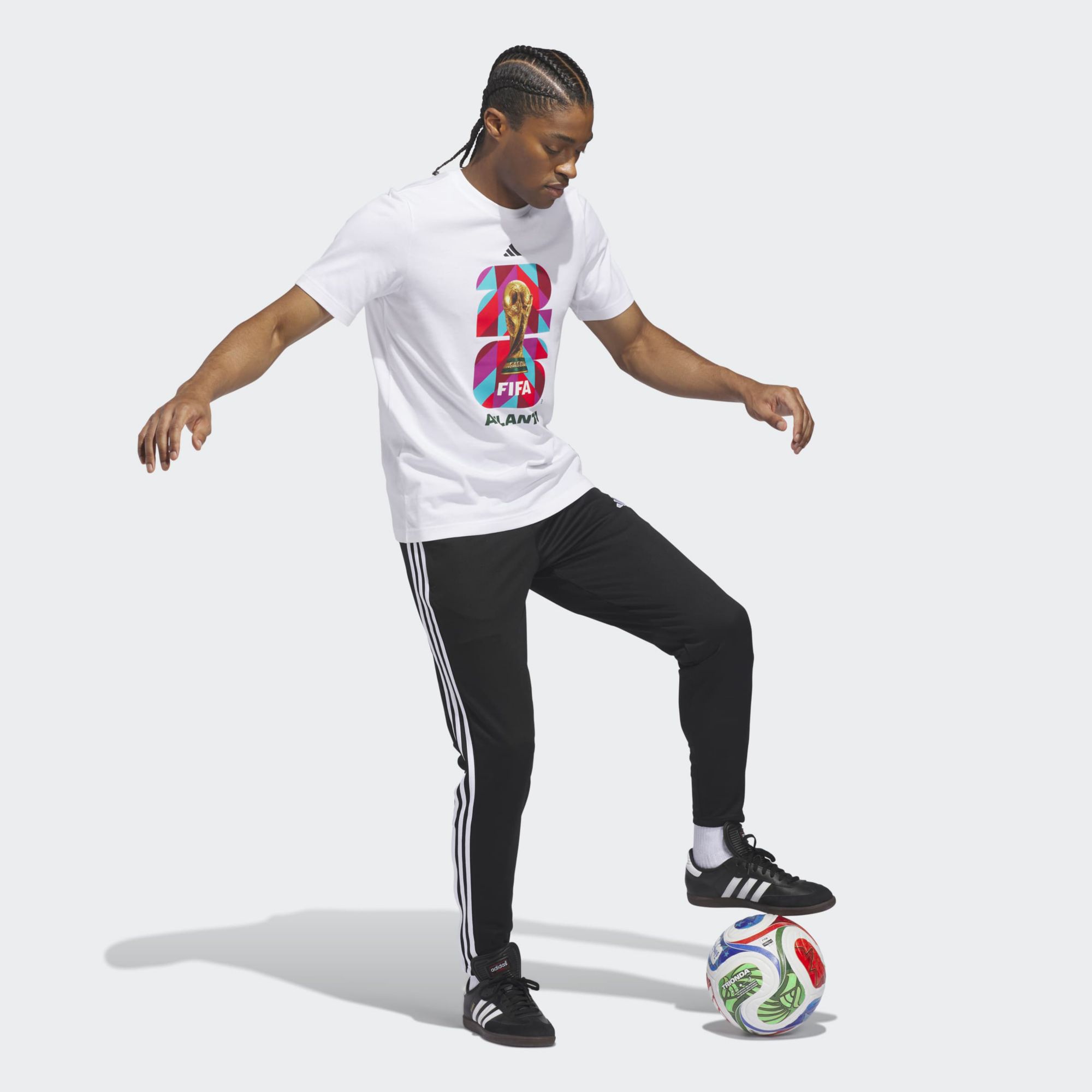 adidas Adult 2026 World Cup Host City Atlanta T-Shirt - White product image