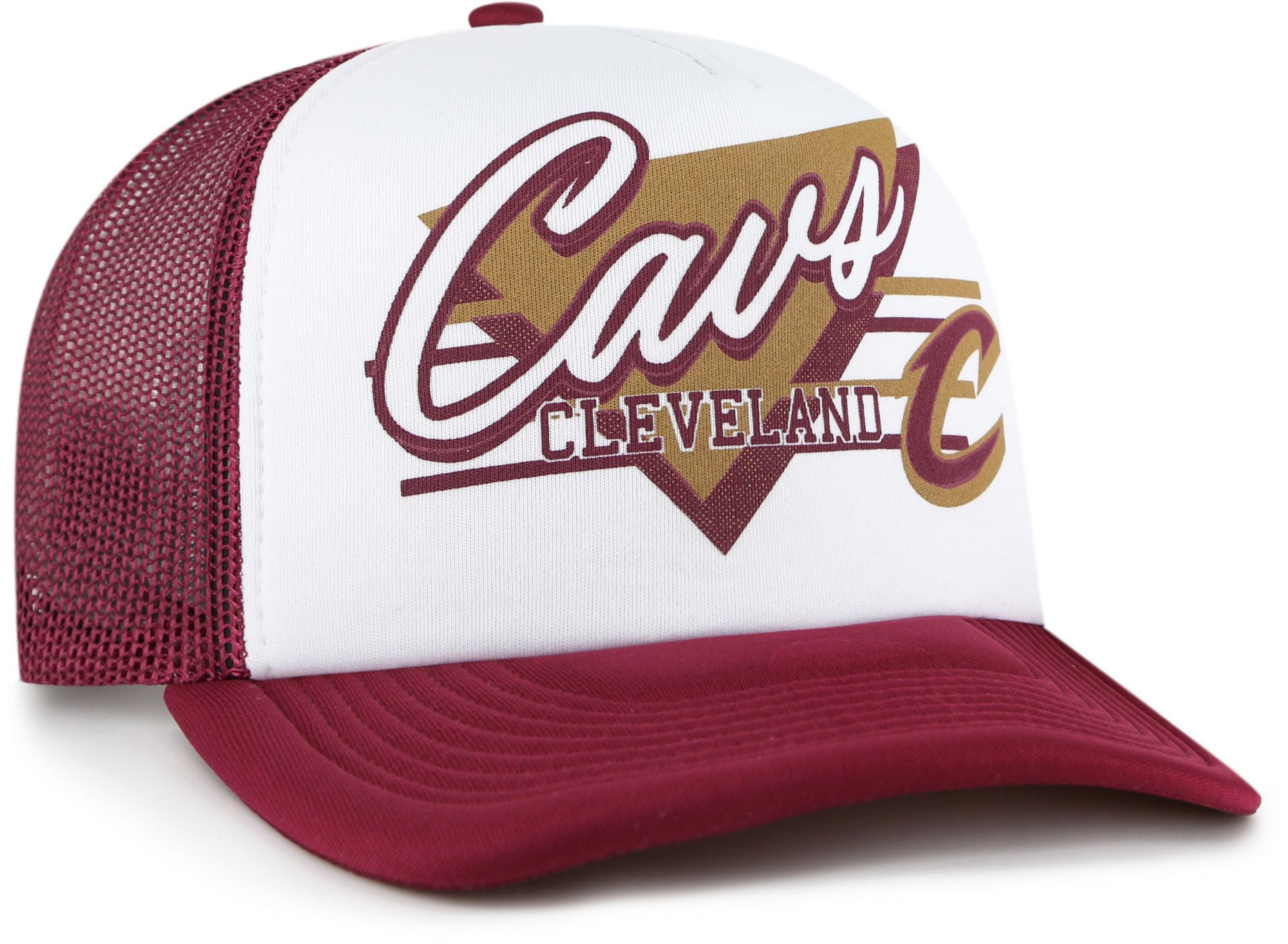 '47 Brand Adult Cleveland Cavaliers Red Hangout Adjustable Trucker Hat