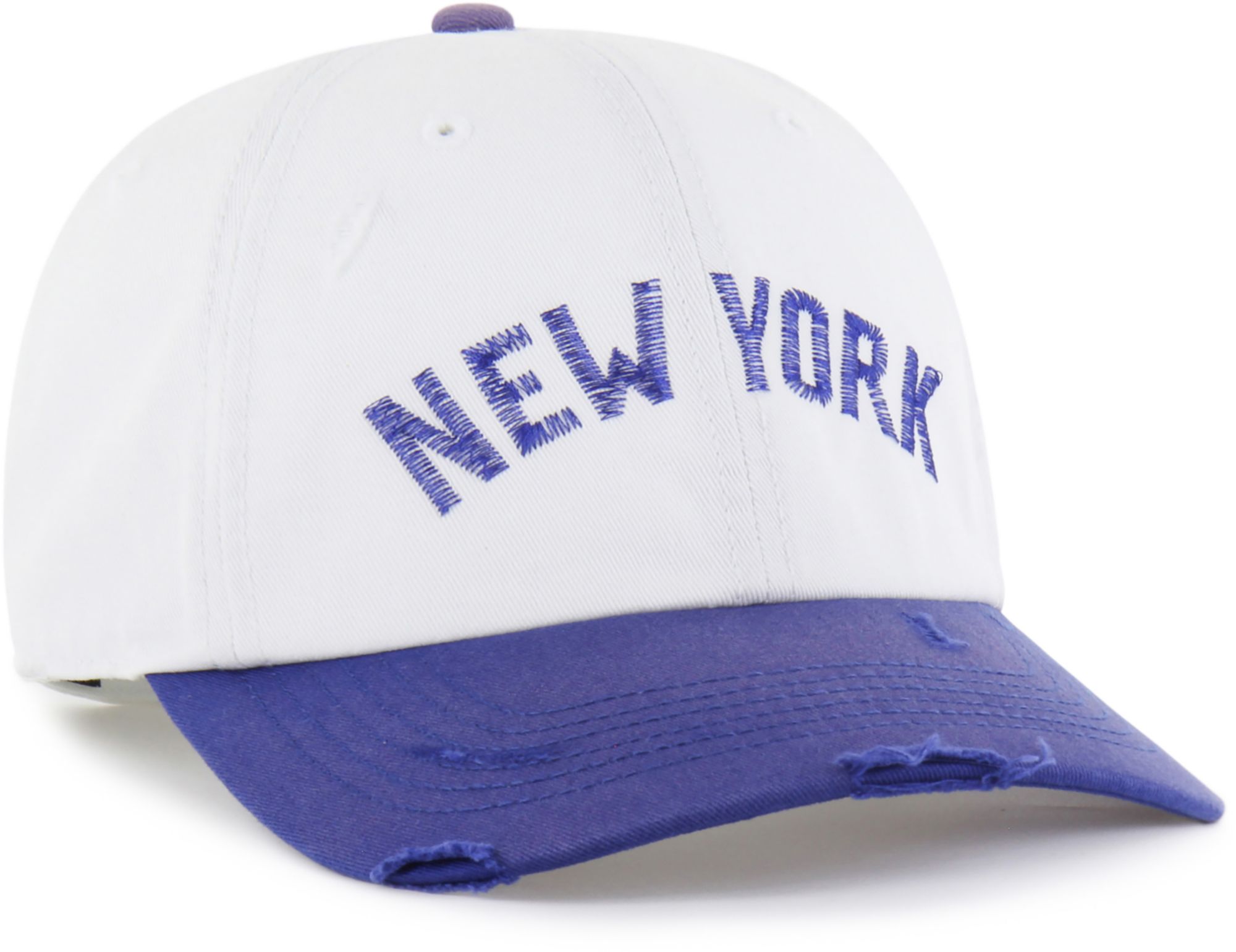 '47 Men's New York Knicks White Worn Script Clean Up Retro Wordmark Hat product image