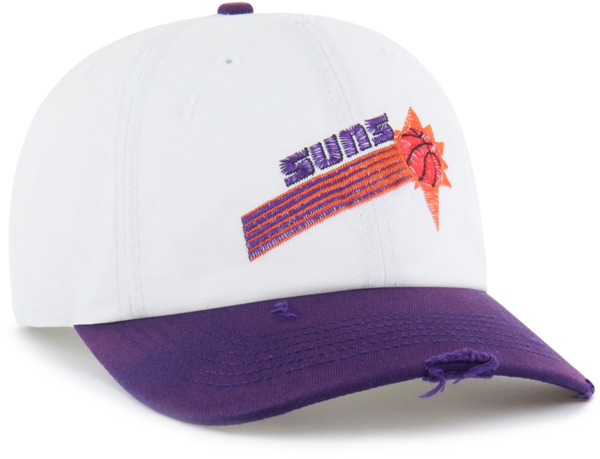 '47 Men's Phoenix Suns White Worn Script Clean Up Retro Wordmark Hat product image