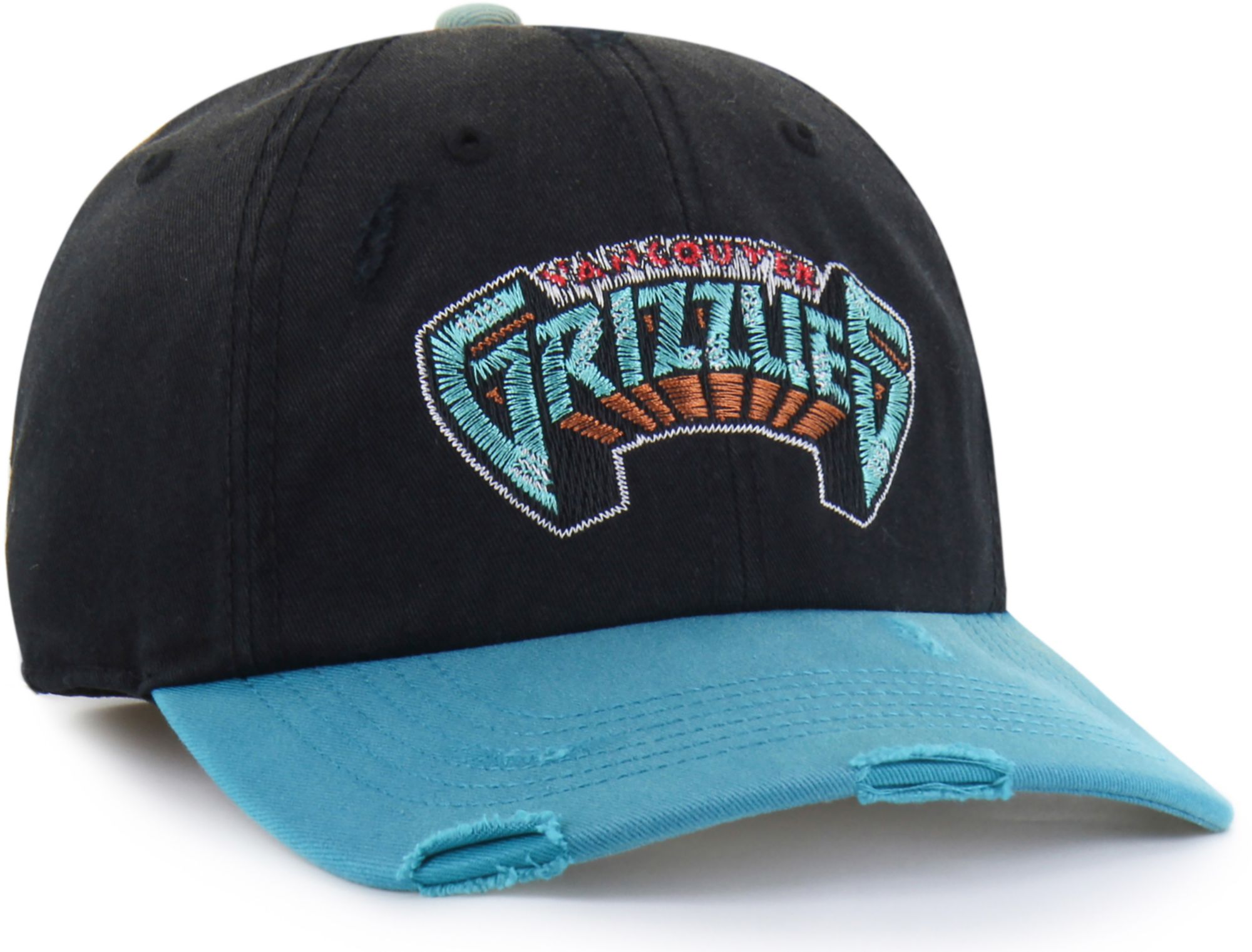 '47 Men's Memphis Grizzlies Black Statement Worn Adjustable Hitch Hat product image