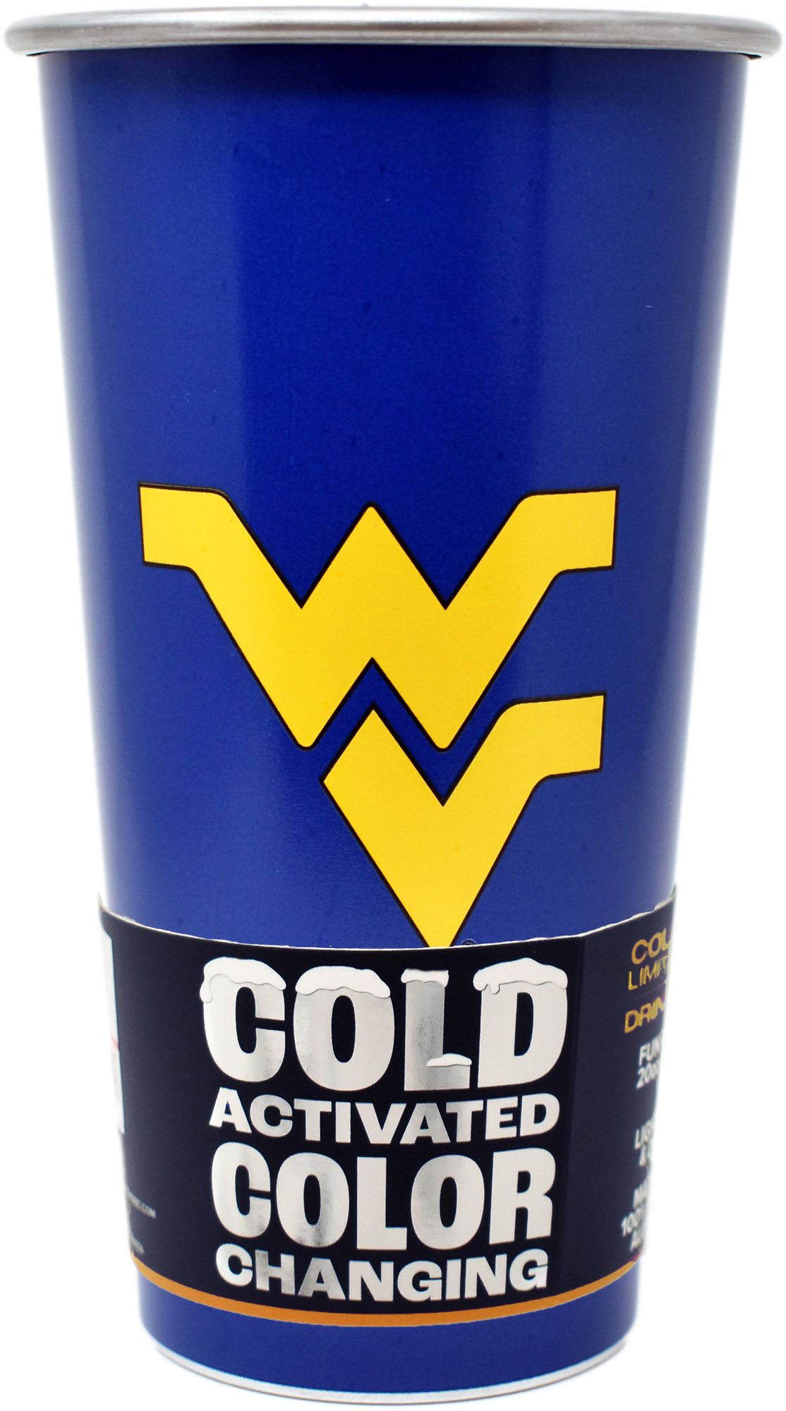 Kitchen Innovations West Virginia Mountaineers 20oz. Color Changing Cup product image
