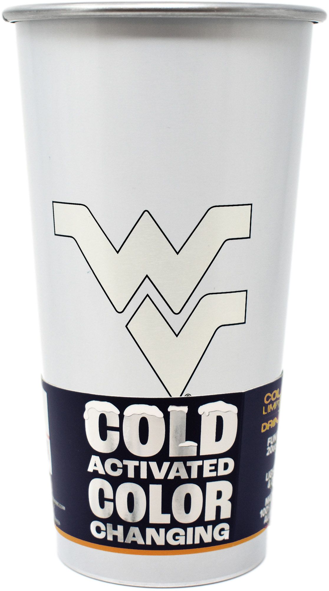 Kitchen Innovations West Virginia Mountaineers 20oz. Color Changing Cup product image