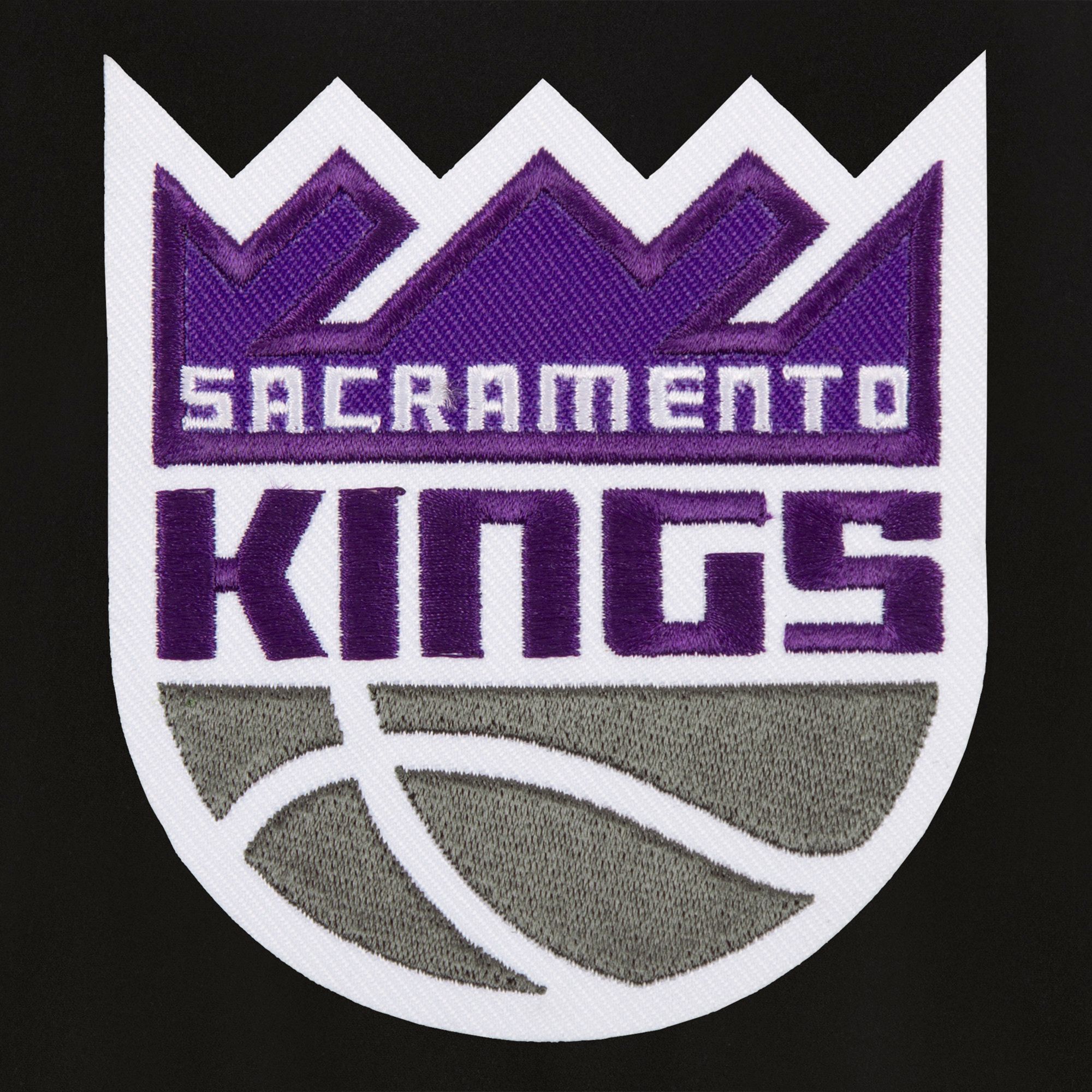 JH Design Men's Sacramento Kings Black Reversible Wool Jacket product image