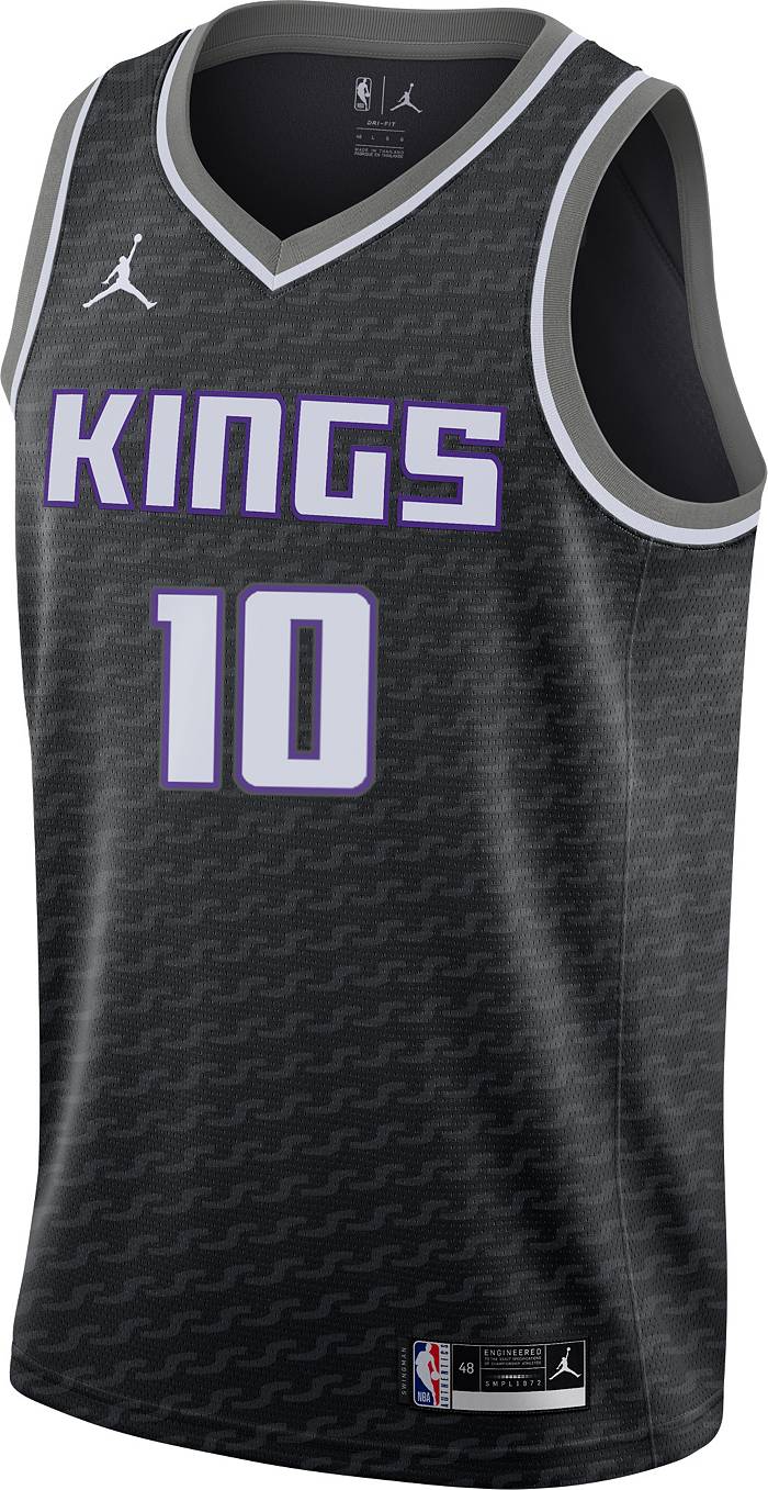 Men's Sacramento Kings Domantas Sabonis Jordan Brand Black 2022/23  Statement Edition Name & Number T-Shirt
