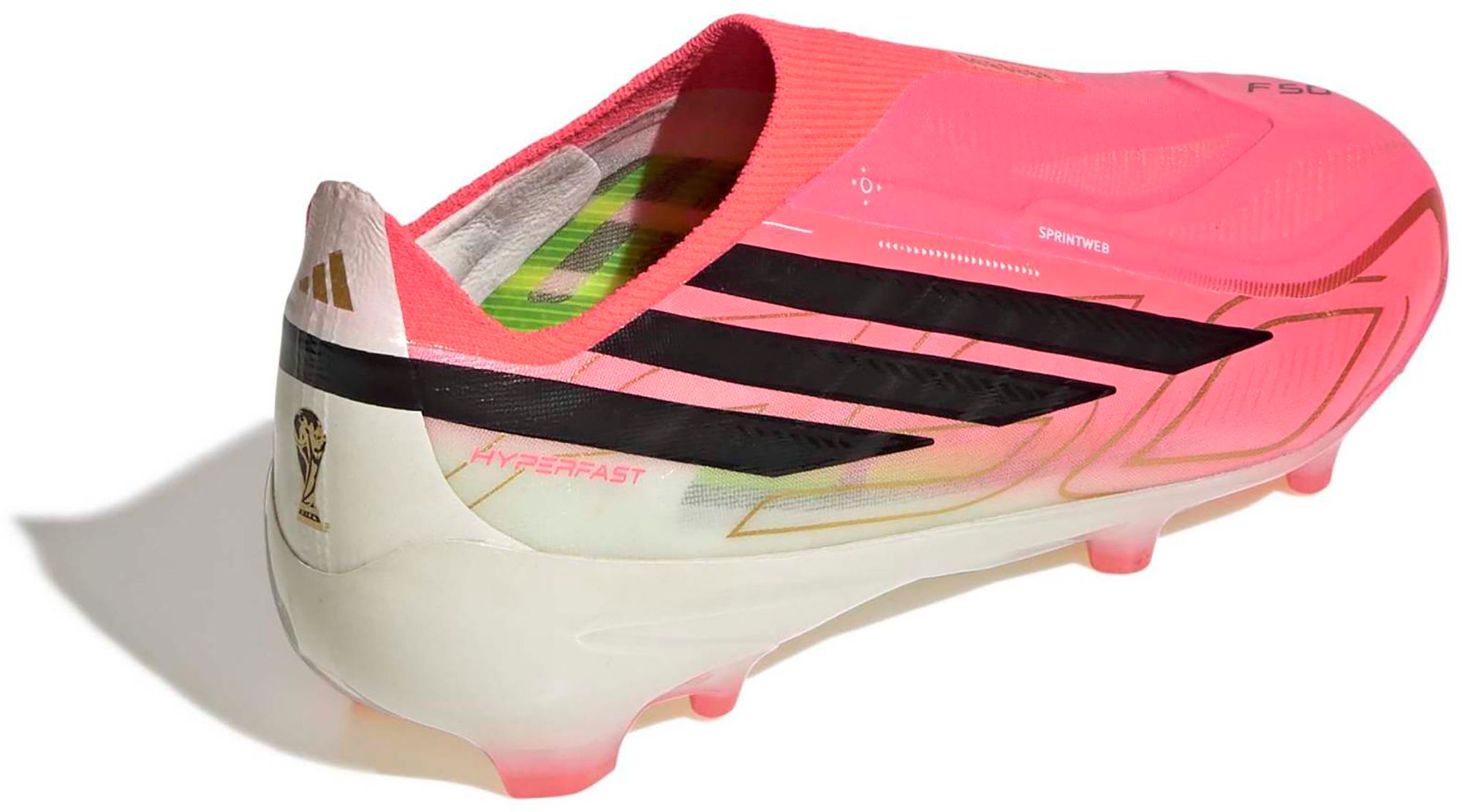 adidas Kids' F50 Hyperfast Elite Laceless FG Soccer Cleats product image