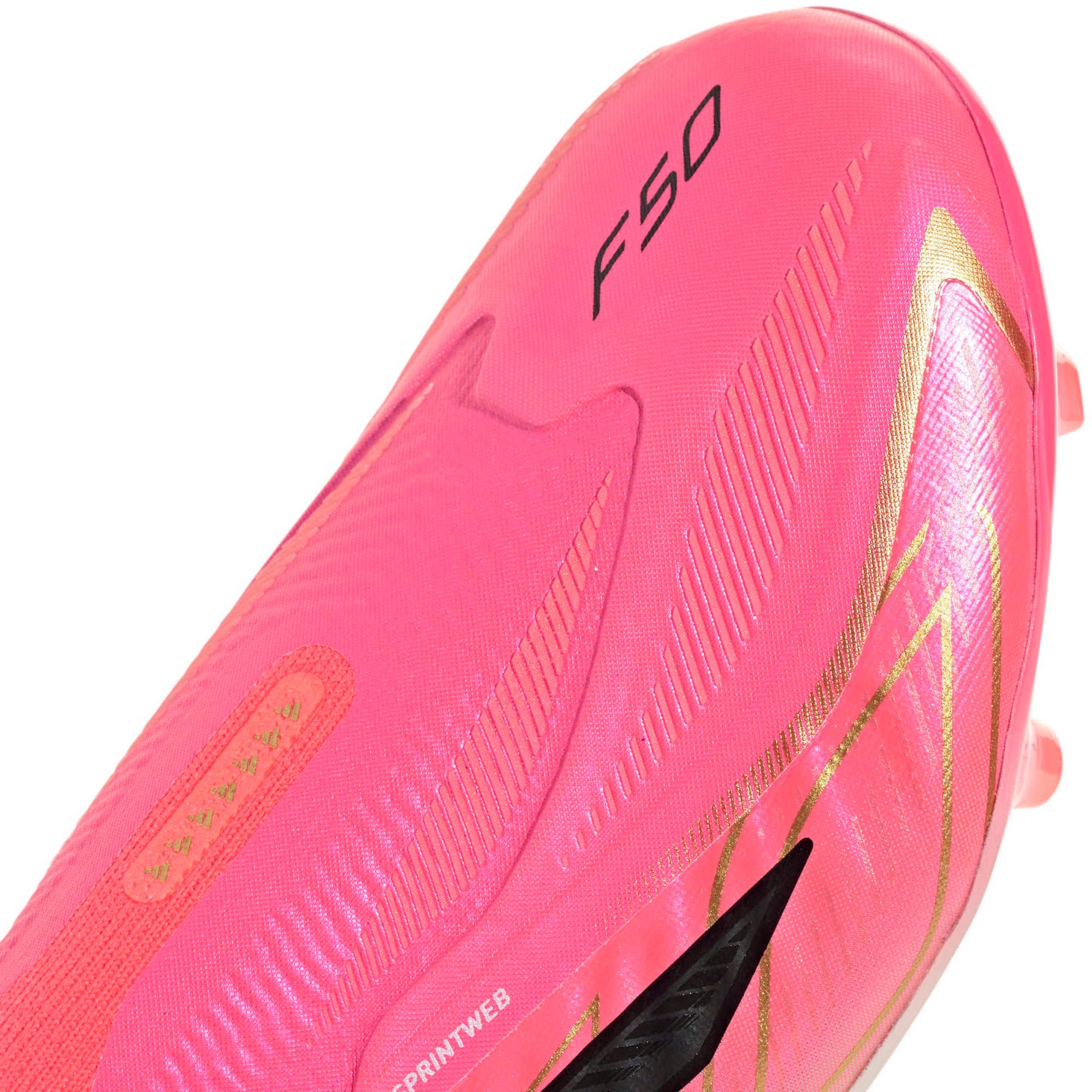 adidas Kids' F50 Hyperfast Elite Laceless FG Soccer Cleats product image