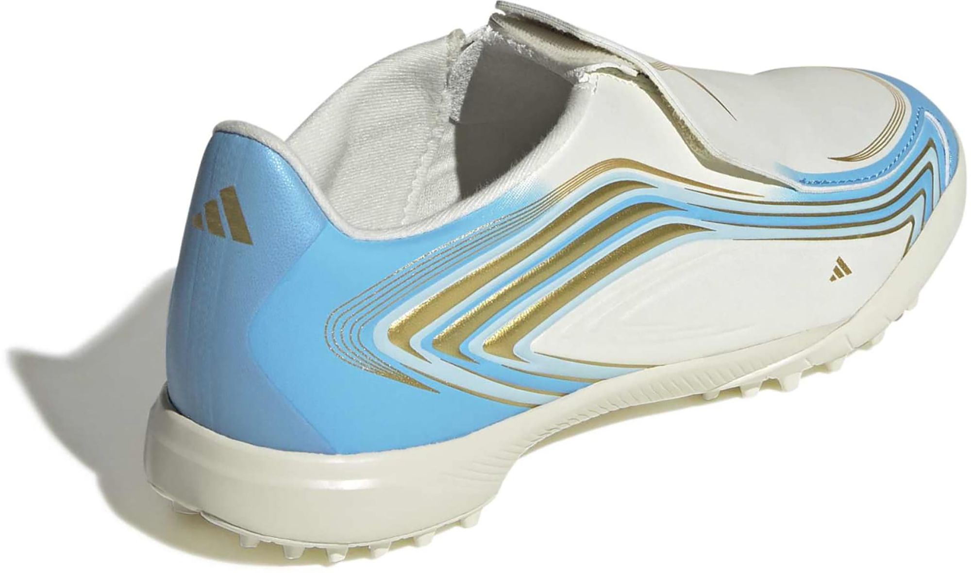 adidas Kids' F50 Messi League Laceless Turf Soccer Cleats product image