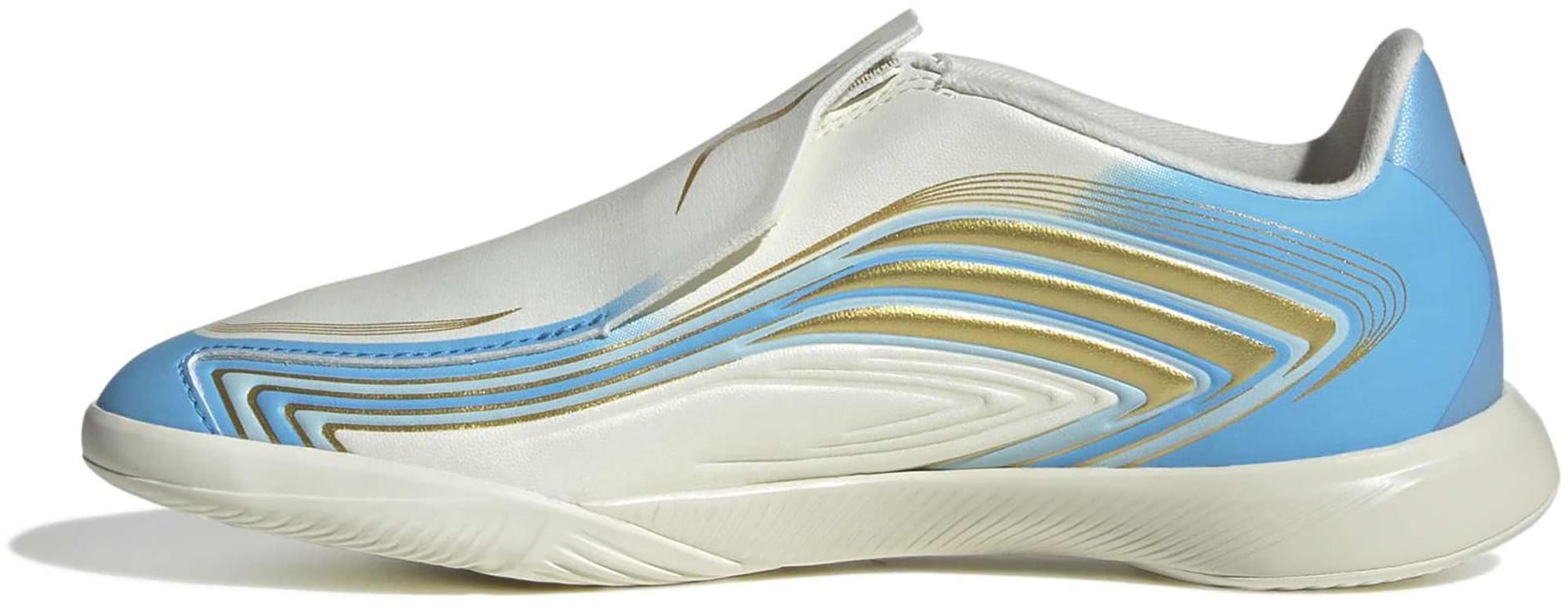 adidas Kids' F50 Messi League Laceless Indoor Soccer Shoes product image