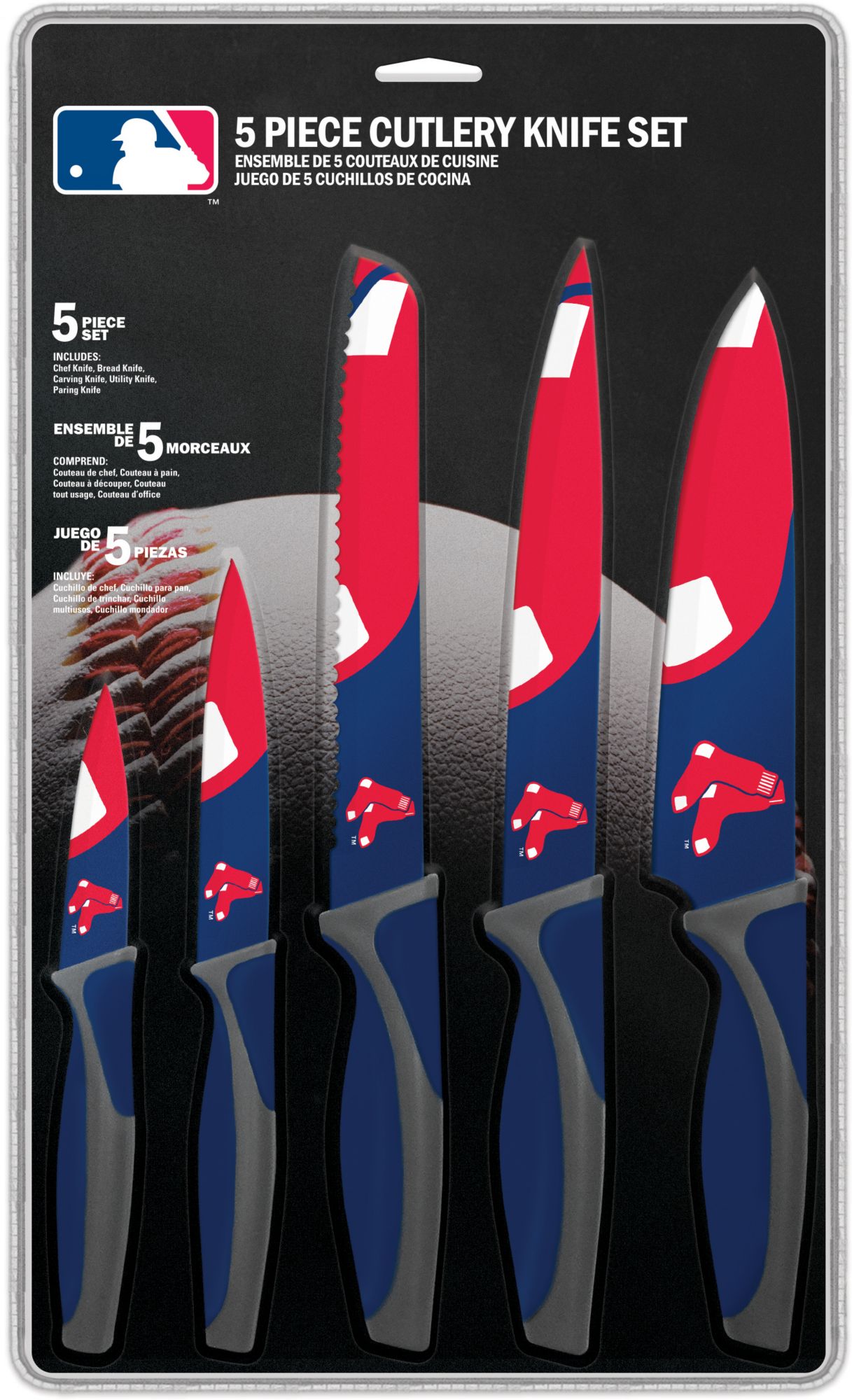 Sports Vault Boston Red Sox Kitchen Knives product image