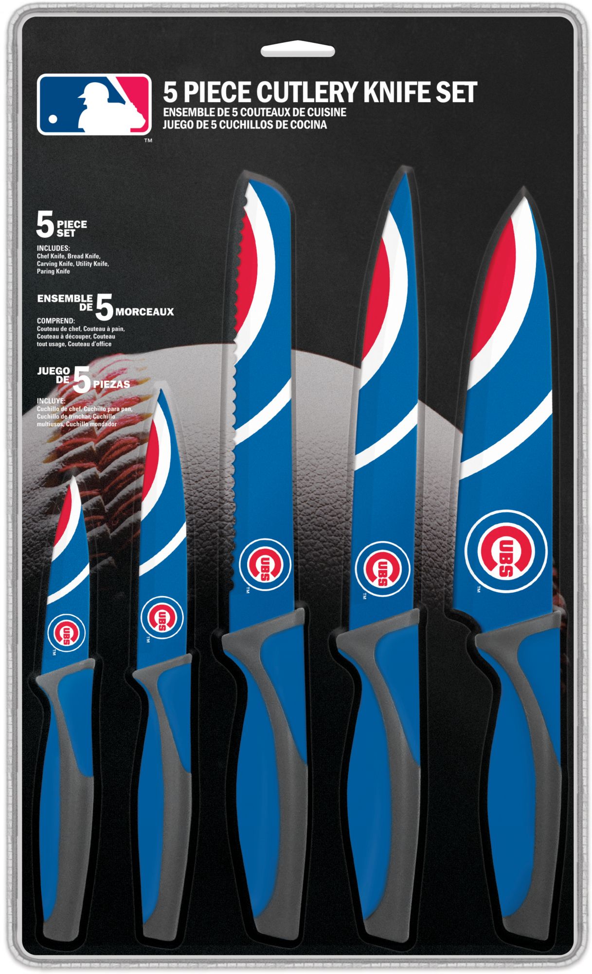 Sports Vault Chicago Cubs Kitchen Knives product image