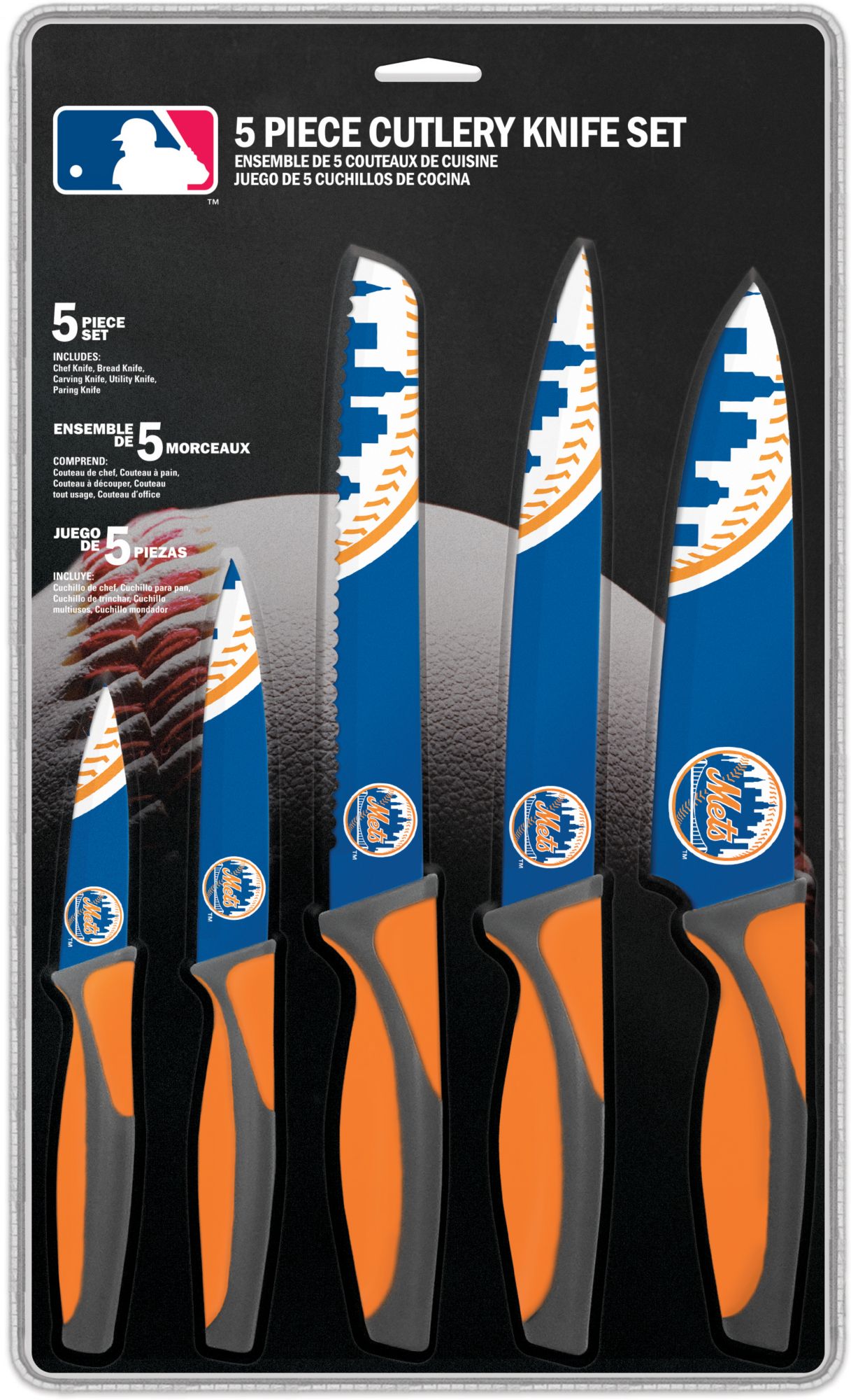 Sports Vault New York Mets Kitchen Knives product image
