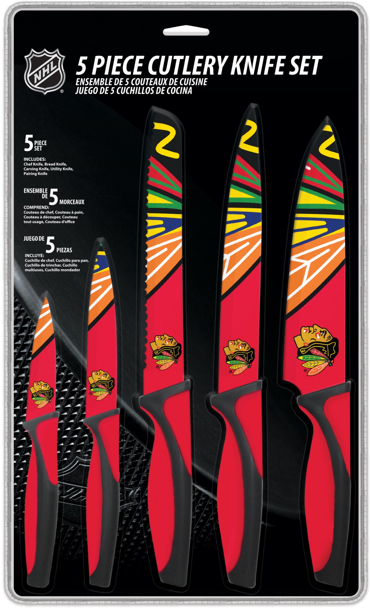 Sports Vault Chicago Blackhawks Kitchen Knives product image