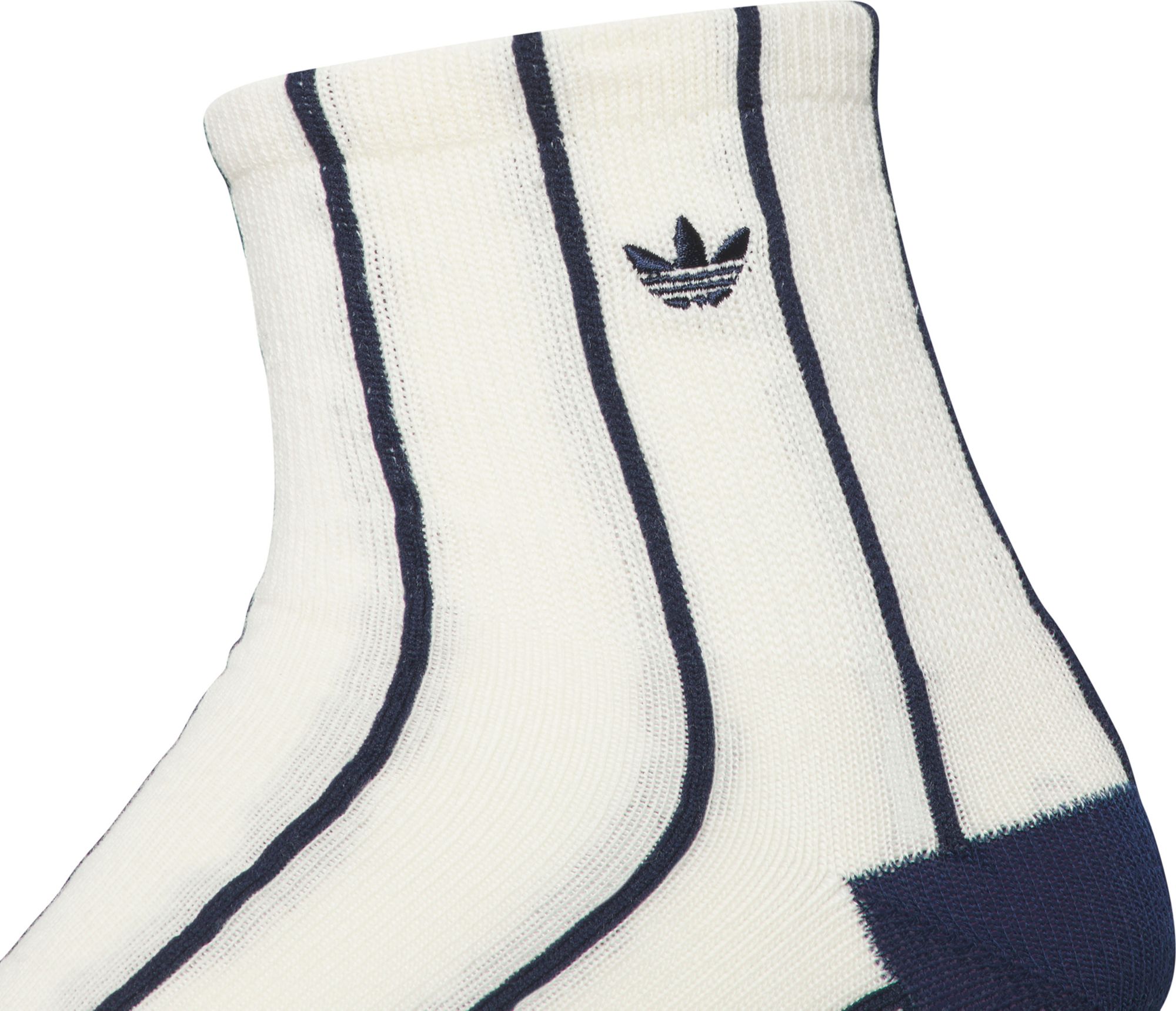 adidas 3-Pack Pinstripe High Quarter Socks product image