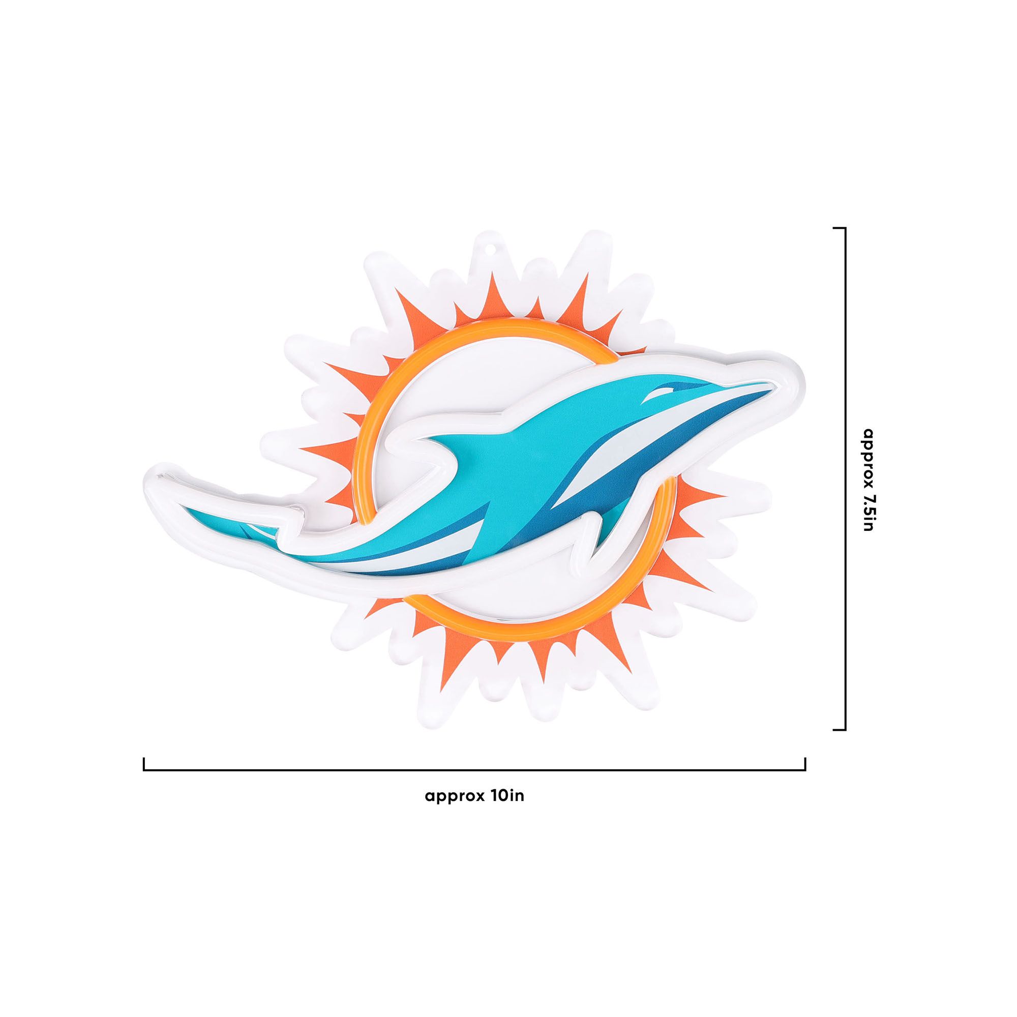 FOCO Miami Dolphins 10'' Light Up Chain product image